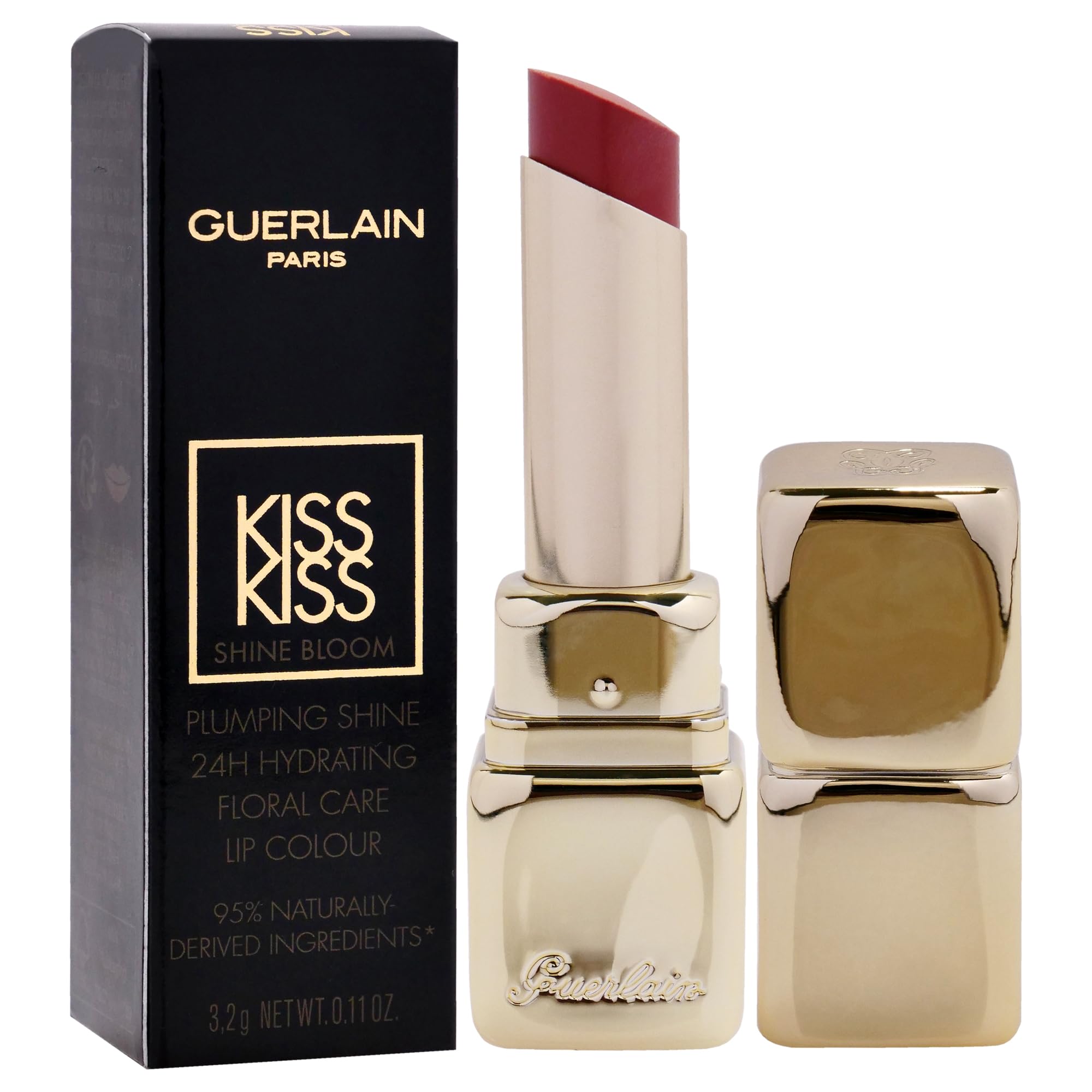 Foto 3 | Lápiz Labial Guerlain Kiss Kiss Shine Bloom 119 Floral Nude, 3 Ml - Venta Internacional.