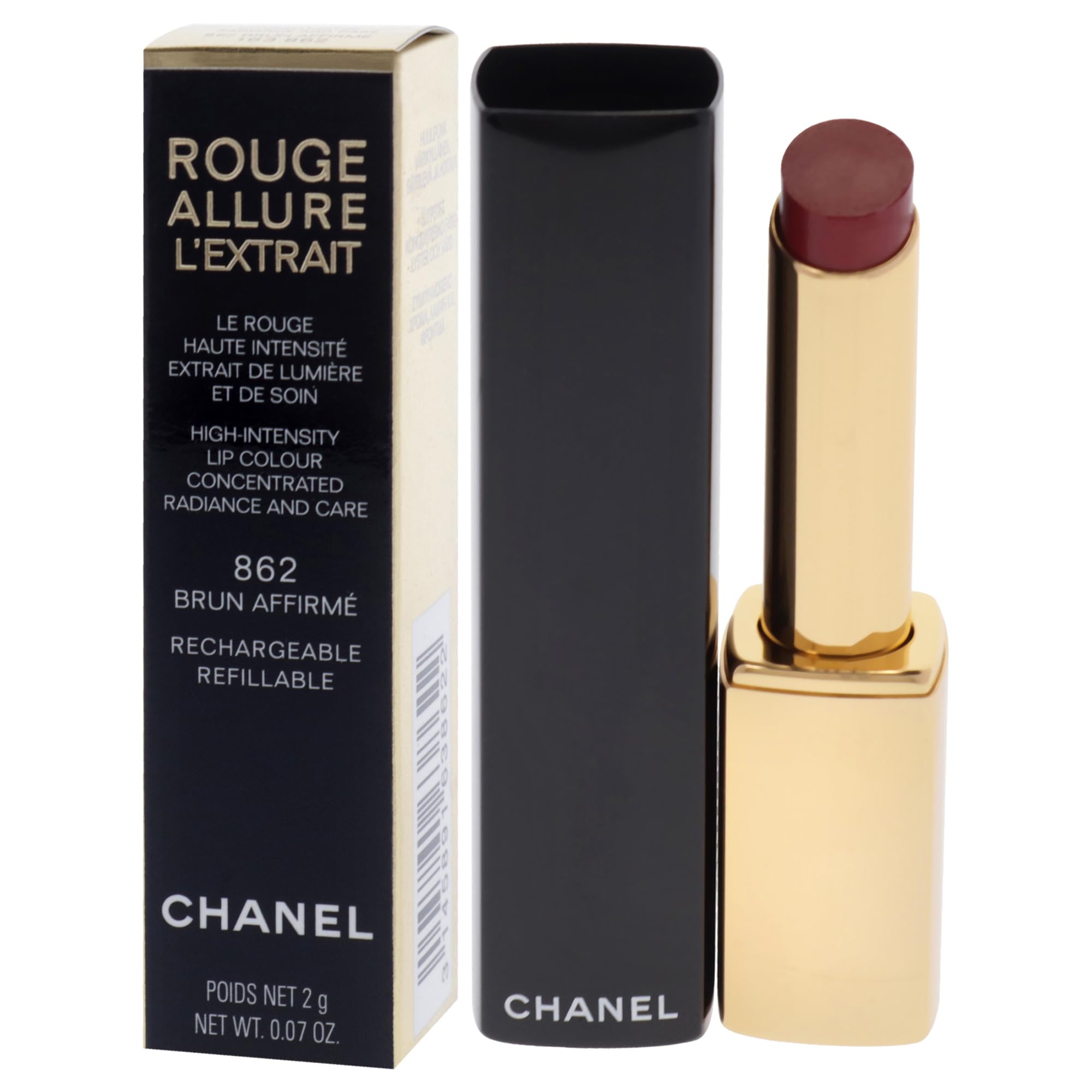 Foto 5 pulgar | Lápiz Labial Chanel Rouge Allure Lextrait 862 Brun Affirme 2 Ml - Venta Internacional.