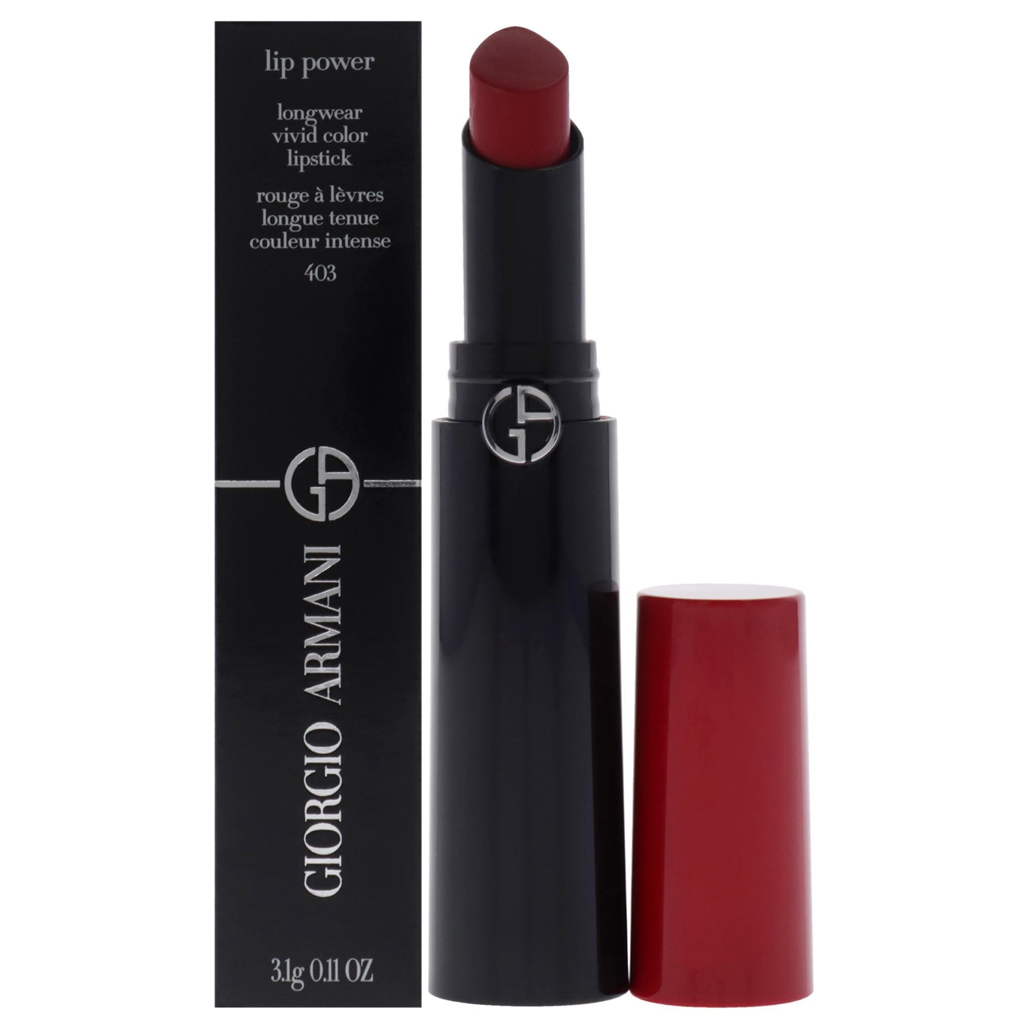 Foto 1 | Lápiz Labial Giorgio Armani Lip Power Longwear Vivid Color 403 - Venta Internacional.