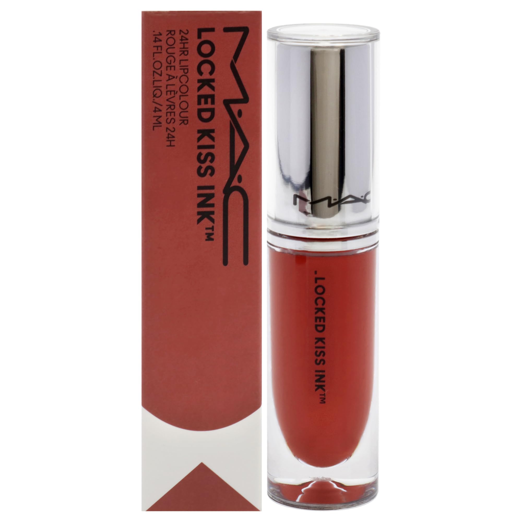 Lápiz Labial Mac Locked Kiss Ink Lipcolor Extra Chili, 4 Ml - Venta Internacional.