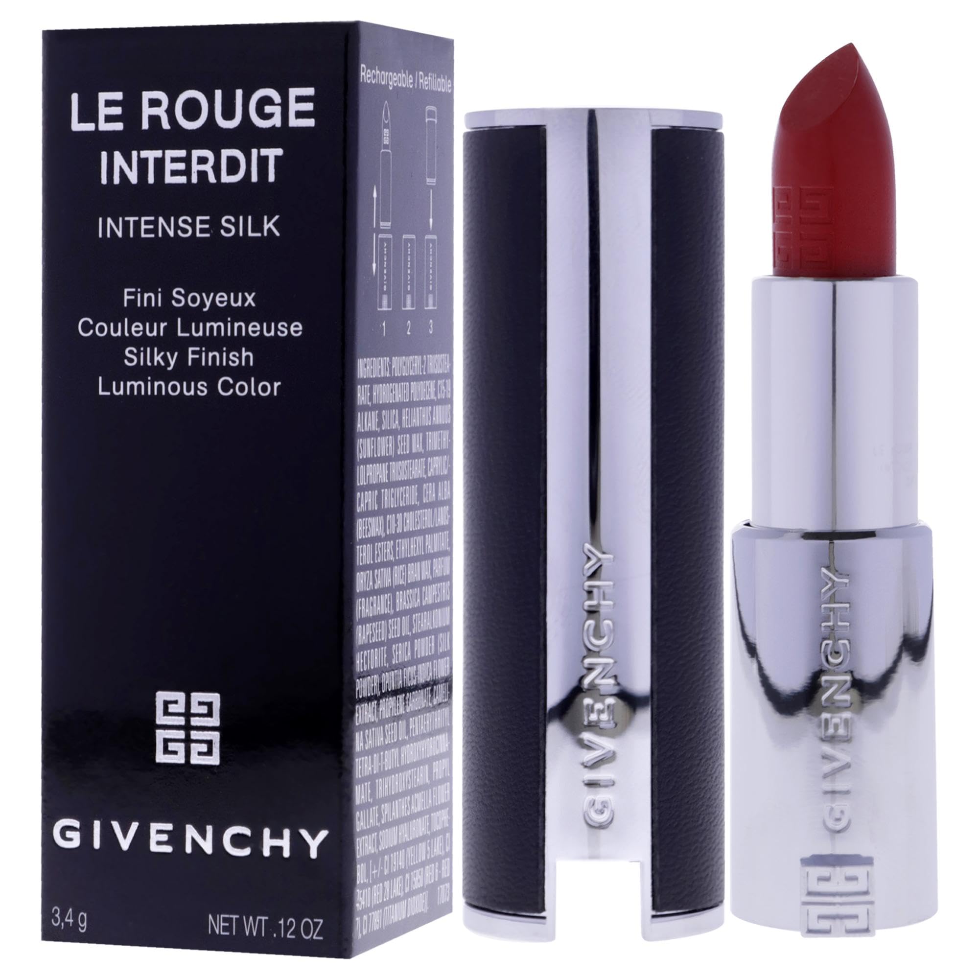 Foto 5 pulgar | Barra De Labios Givenchy Le Rouge Interdit Intense Silk N306 - Venta Internacional.