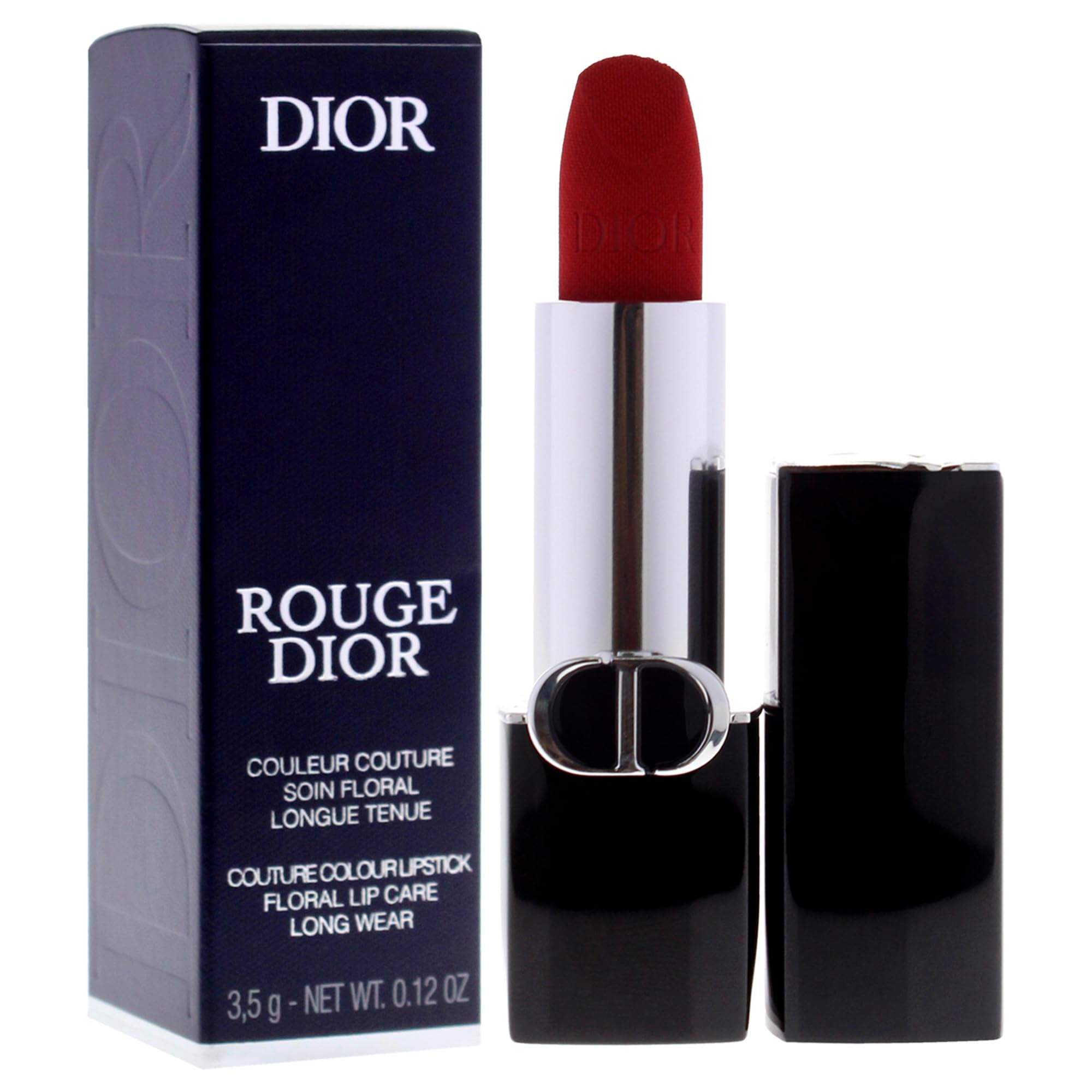 Foto 4 pulgar | Lápiz Labial Dior Rouge Dior Couture Velvet 999 Velvet 3.5 Ml - Venta Internacional.