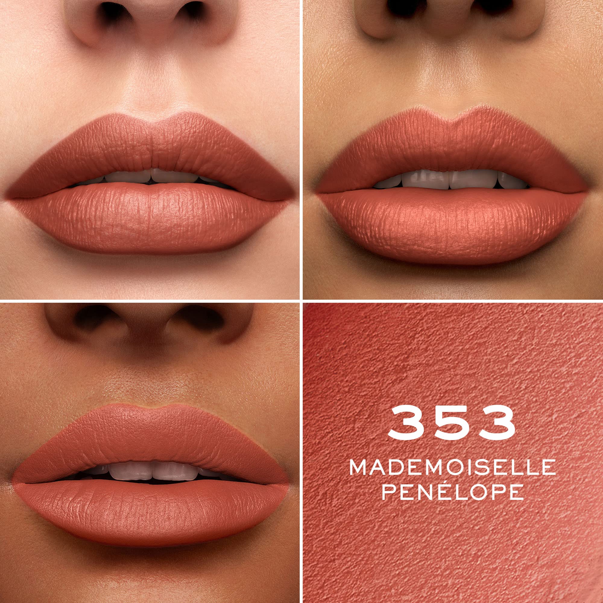 Foto 3 | Lápiz Labial Lancôme L'absolu Rouge Drama Matte 353 Mademoiselle - Venta Internacional.