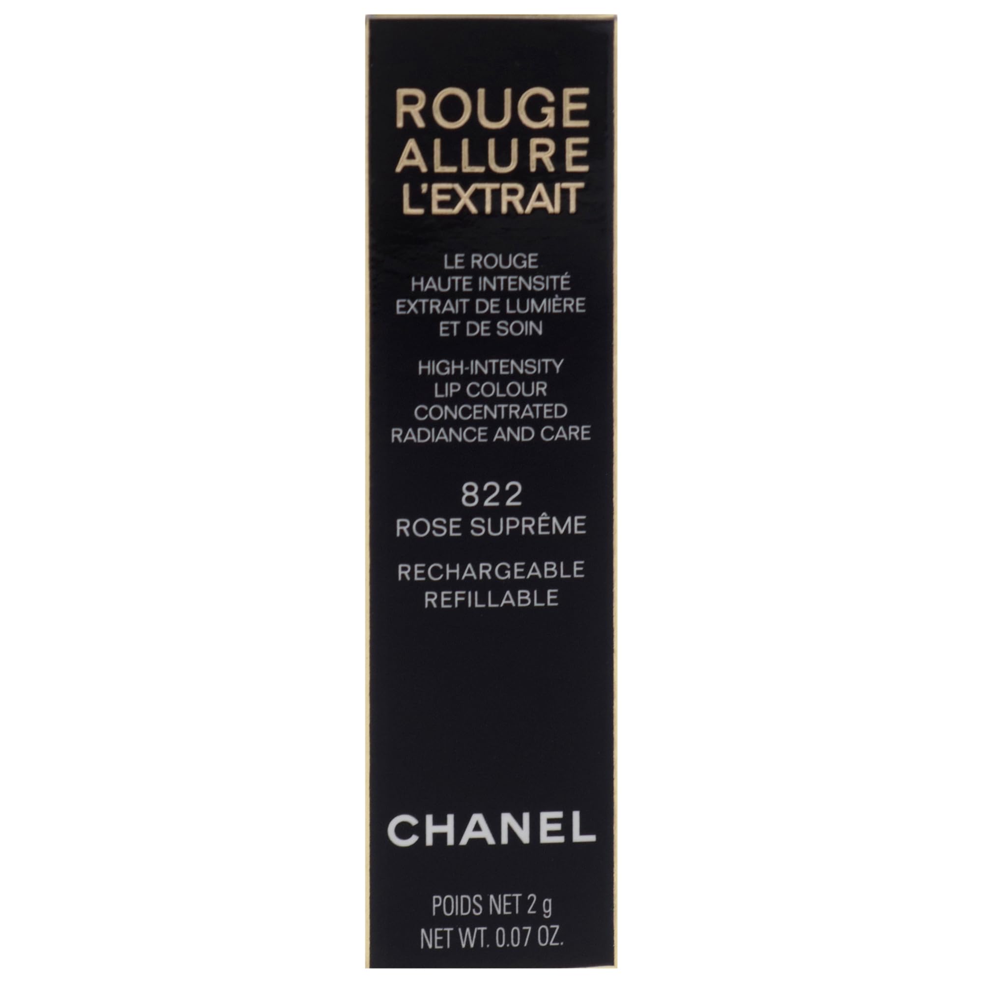 Foto 5 | Lápiz Labial Chanel Rouge Allure Lextrait 822 Rose Supreme 2 Ml - Venta Internacional.