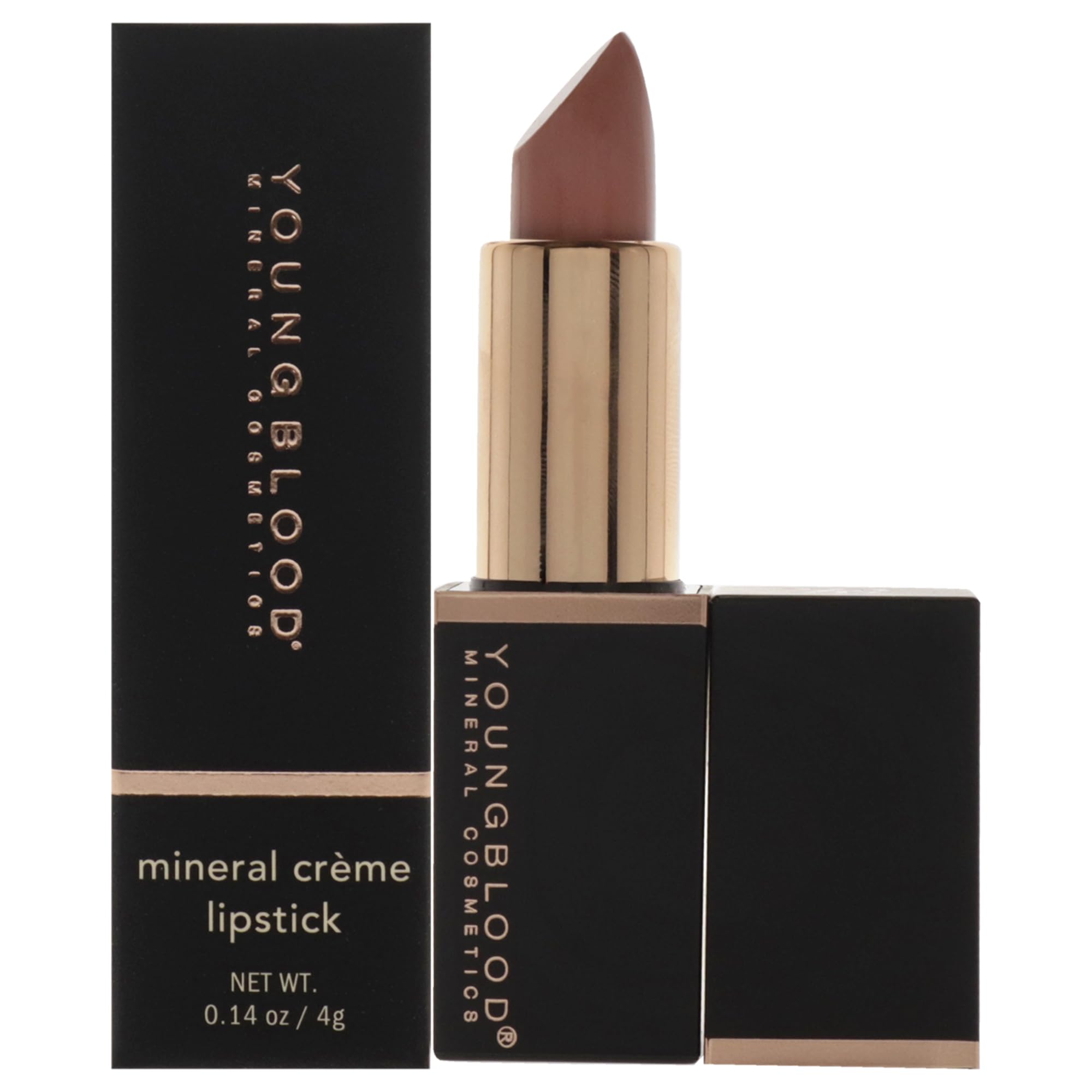 Lápiz Labial Youngblood Mineral Creme Blushin Nude 4 Ml Para Mujer - Venta Internacional.