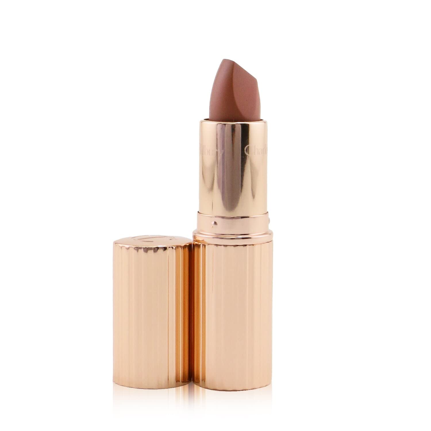 Lápiz Labial Charlotte Tilbury Super Nudes Matte Revolution Nude Peach - Venta Internacional.