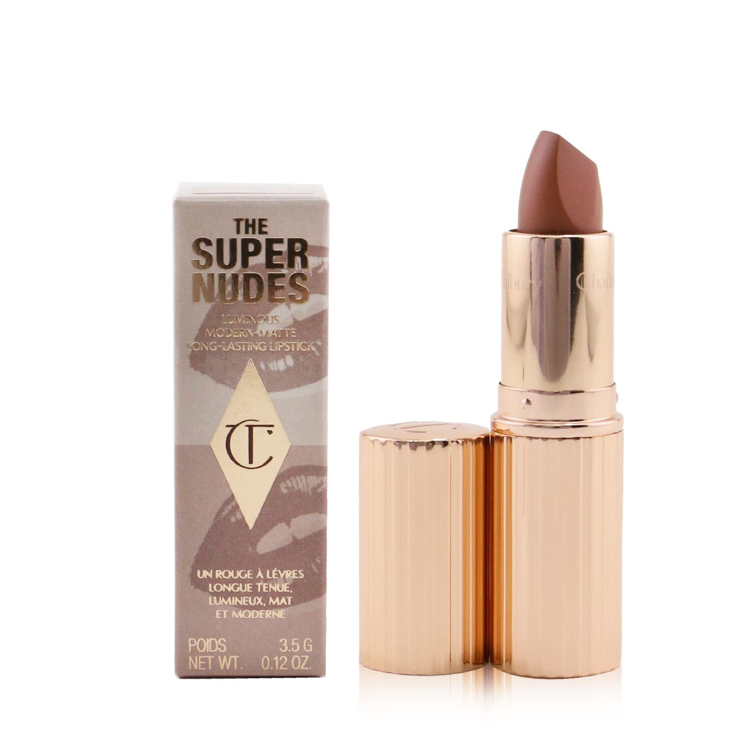 Foto 2 | Lápiz Labial Charlotte Tilbury Super Nudes Matte Revolution Nude Peach - Venta Internacional.