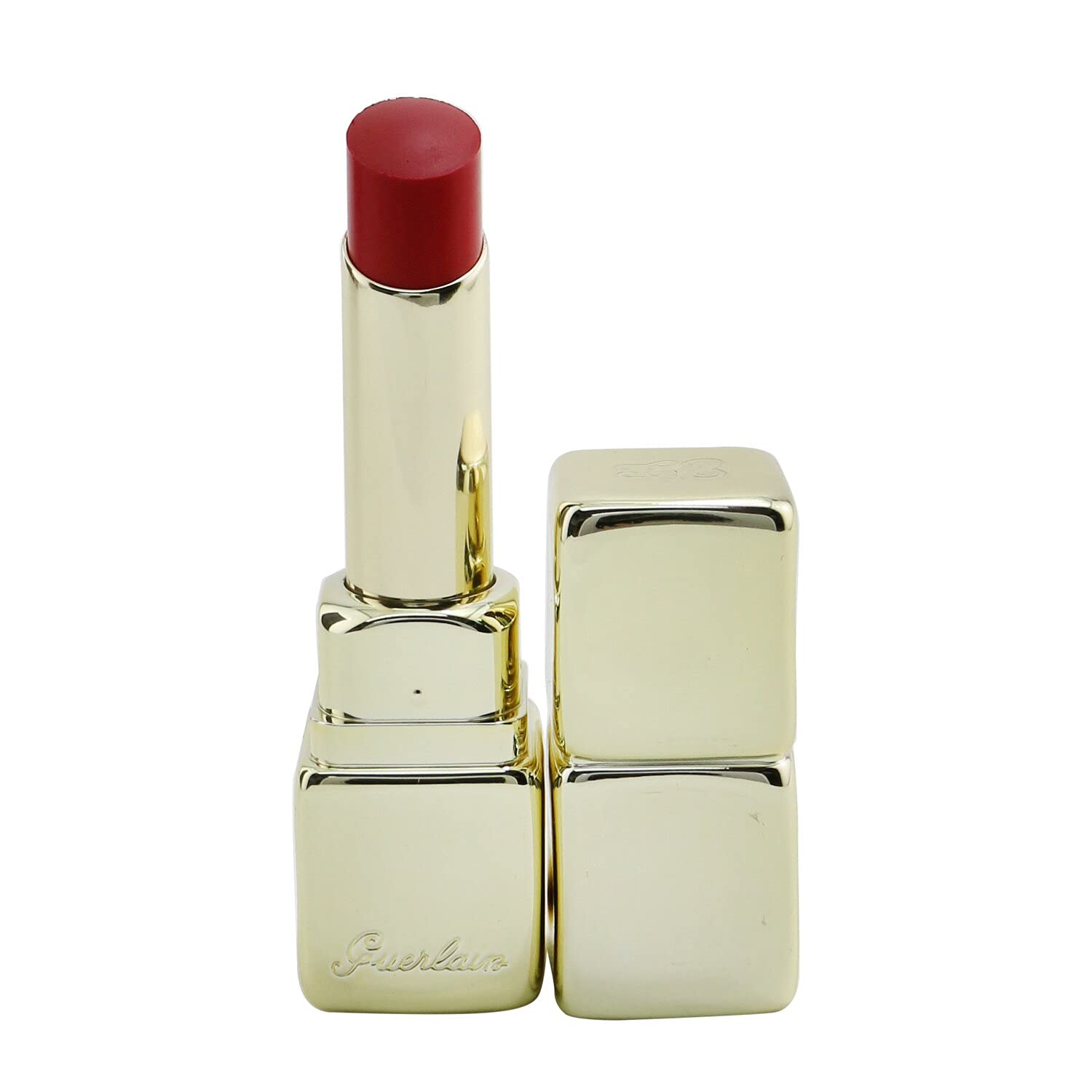 Barra De Labios Guerlain Kisskiss Shine Bloom 709 Petal Red - Venta Internacional.