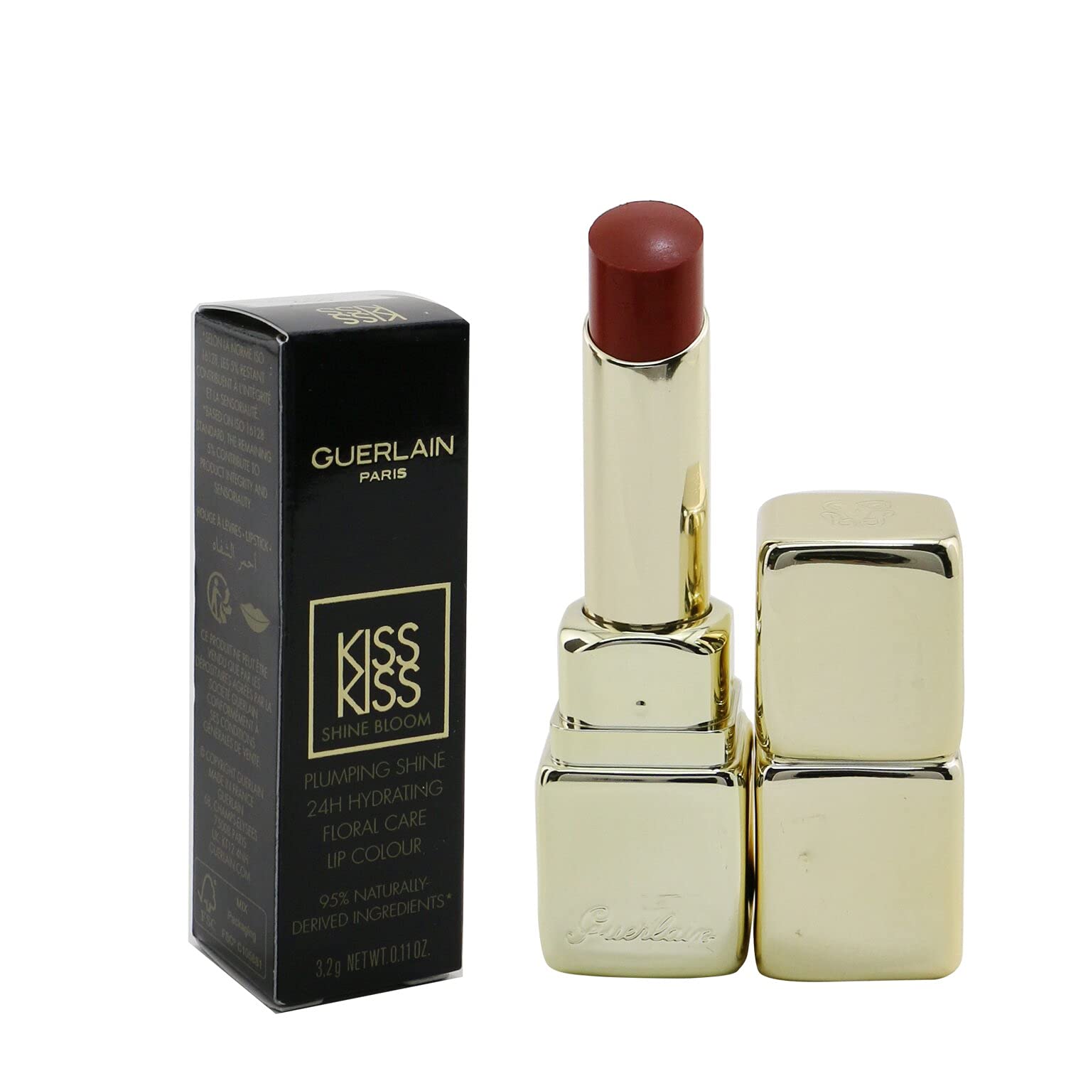 Foto 3 pulgar | Lápiz Labial Guerlain Kiss Kiss Shine Bloom 509 Wild Kiss 3 Ml - Venta Internacional.