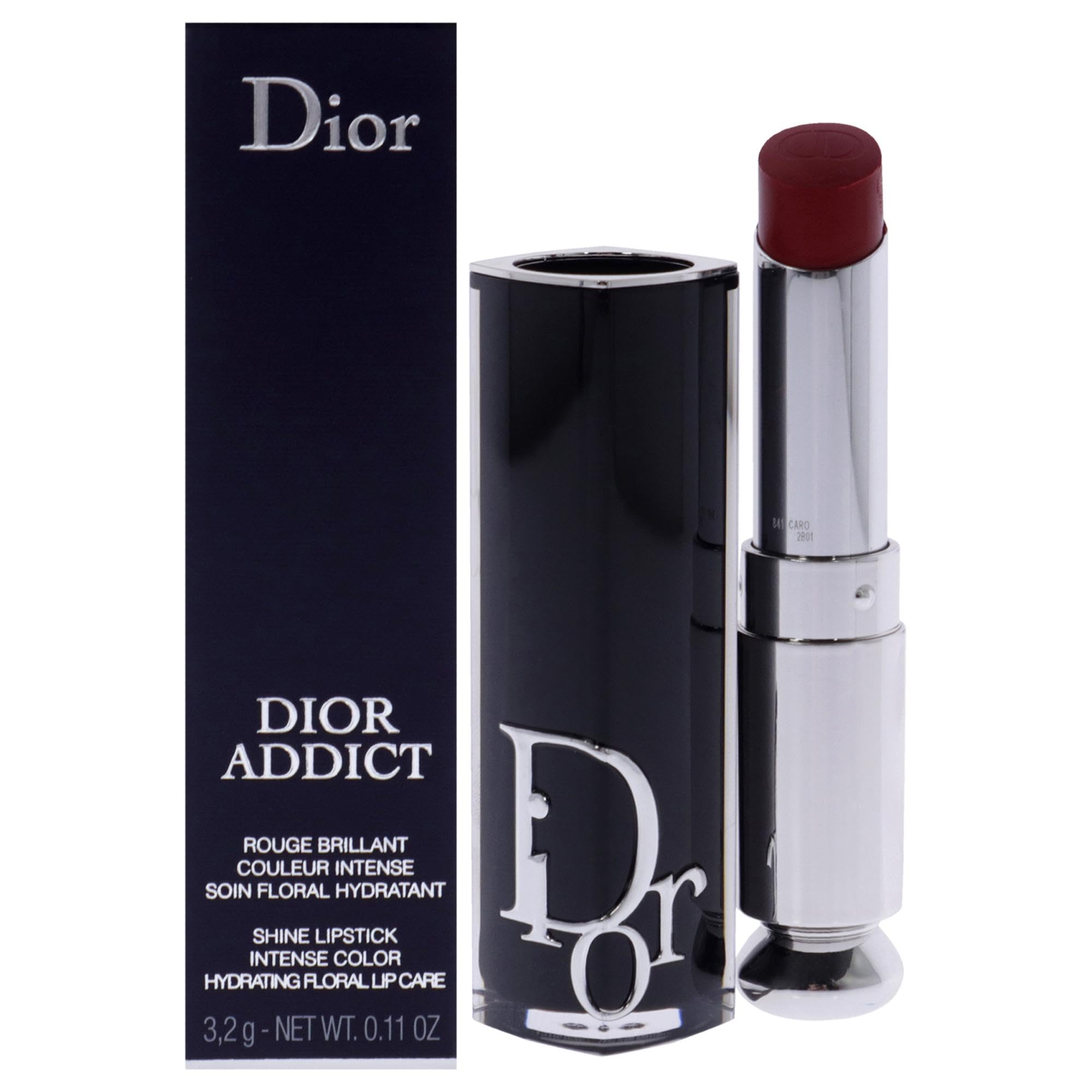 Foto 2 pulgar | Lápiz Labial Dior Christian Addict Hydrating Shine 841 Caro, 3 Ml - Venta Internacional.