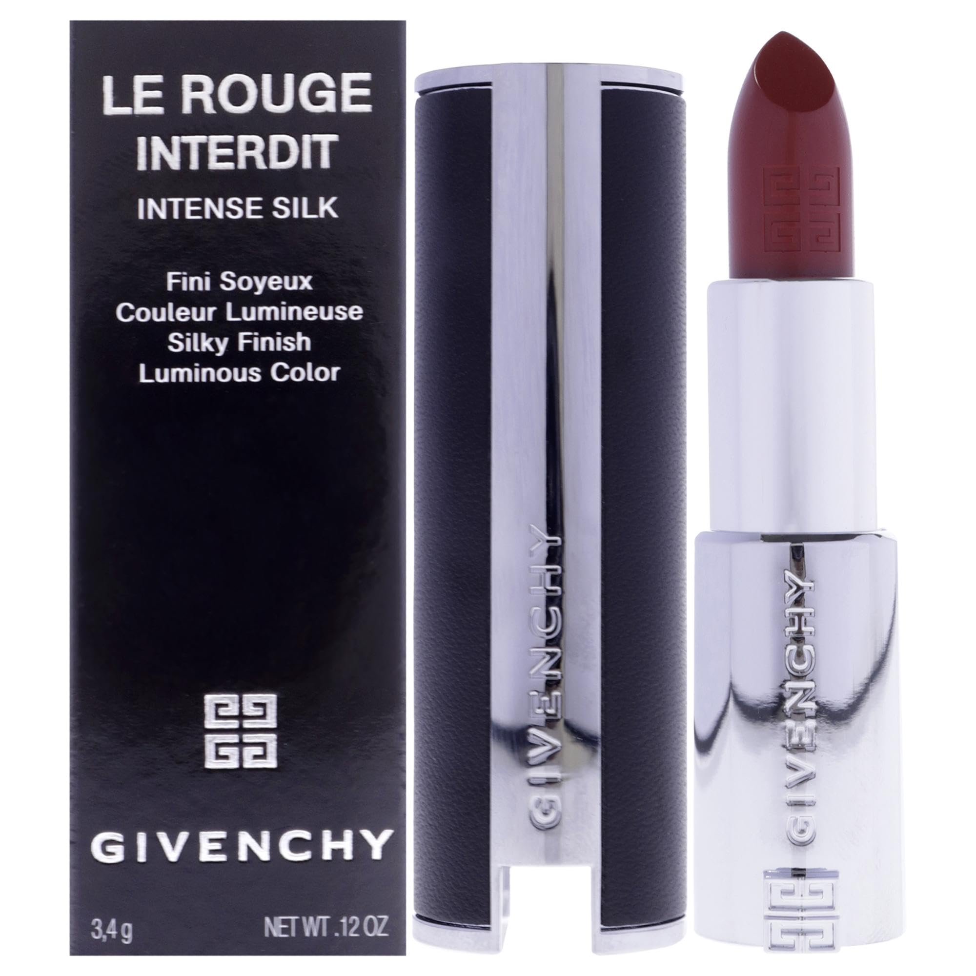 Lápiz Labial Givenchy Le Rouge Interdit Intense Silk N333 L Iinterdit 3 Ml - Venta Internacional.