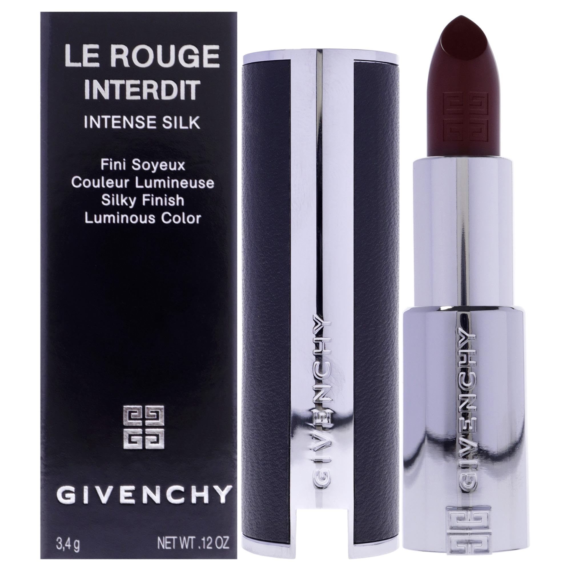 Foto 2 pulgar | Barra De Labios Givenchy Le Rouge Interdit Intense Silk N334 Grenat - Venta Internacional.