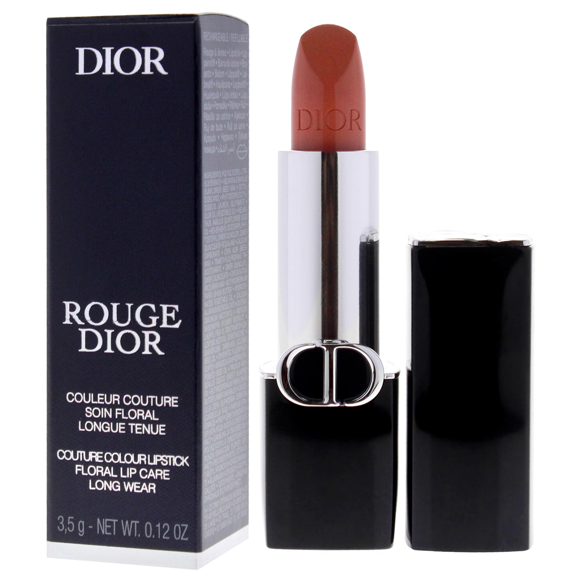 Foto 5 pulgar | Lápiz Labial Christian Dior Rouge Dior Couture Satin 219 Rose - Venta Internacional.