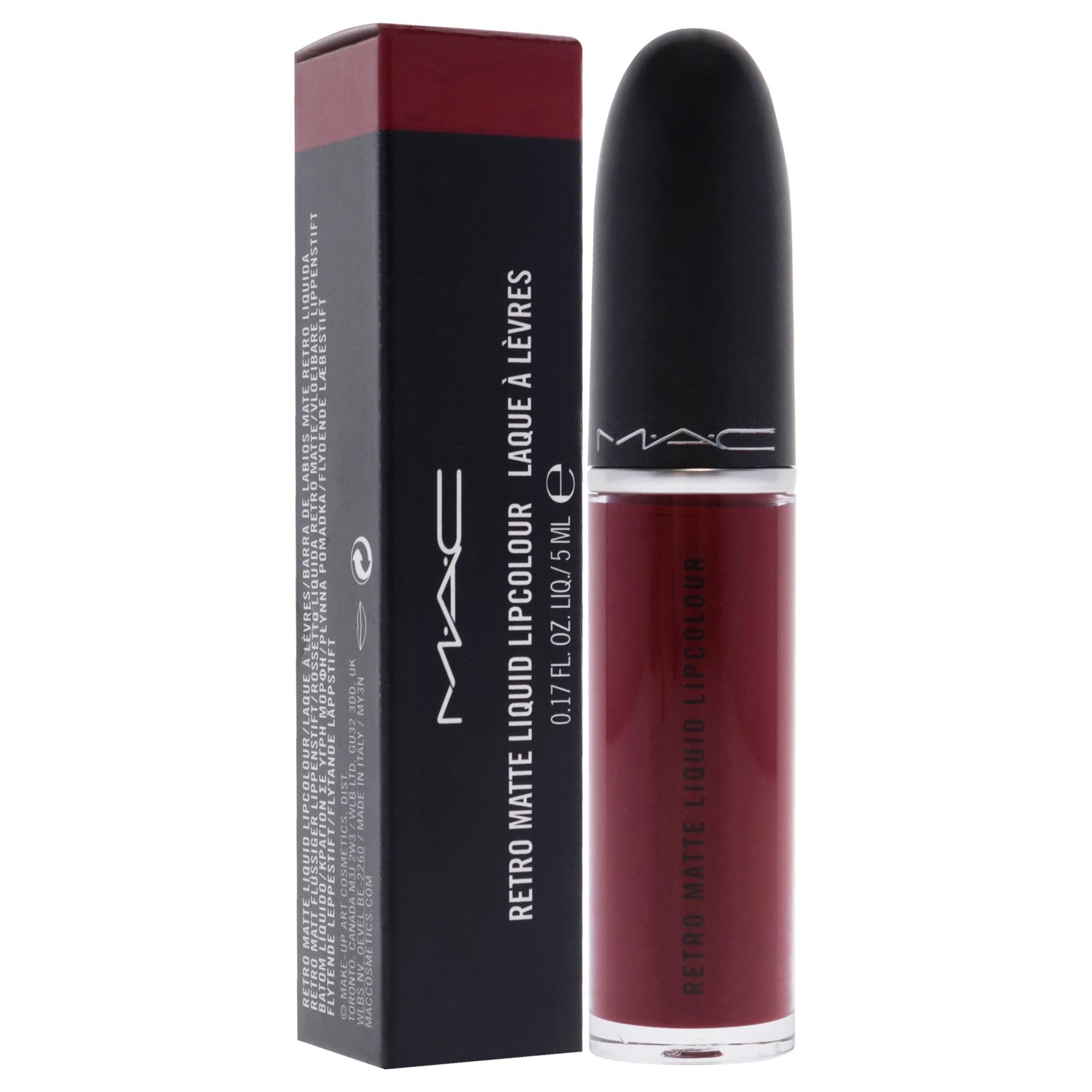 Foto 4 pulgar | Lápiz Labial Mac Retro Matte Liquid Dance With Me Red - Venta Internacional