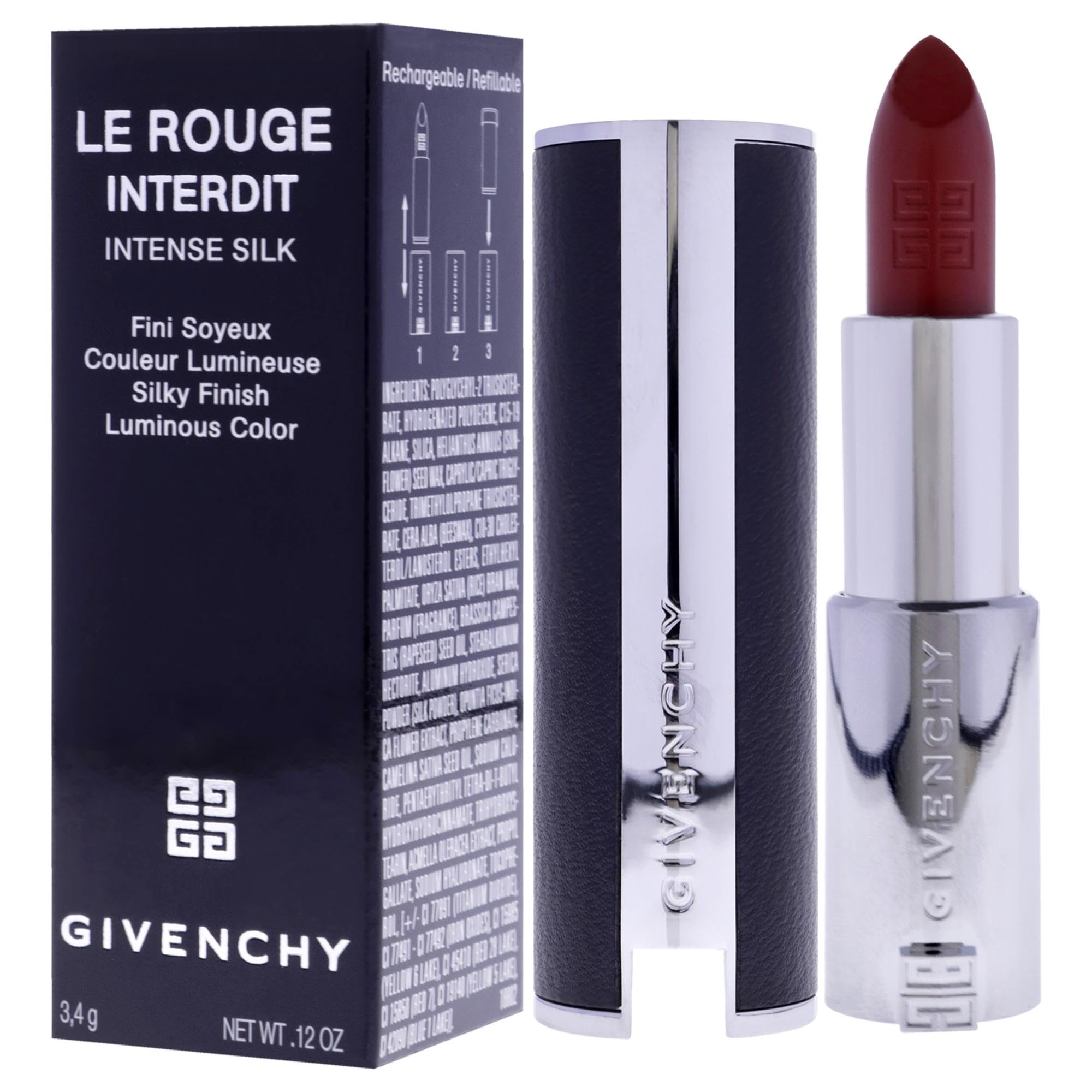 Foto 5 pulgar | Barra De Labios Givenchy Le Rouge Interdit Intense Silk N227 - Venta Internacional.