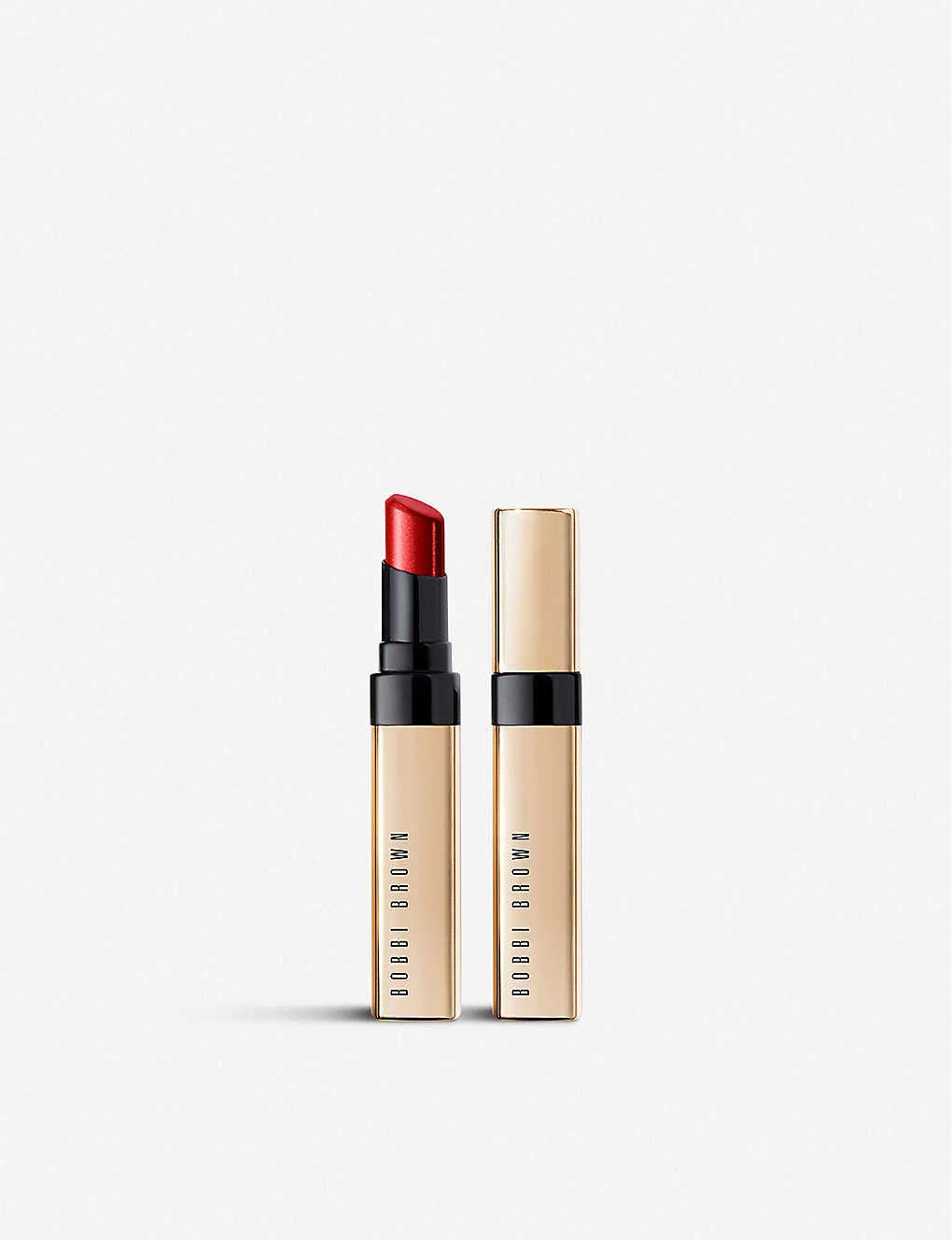 Lápiz Labial Bobbi Brown Luxe Shine Intense Red Stiletto - Venta Internacional.