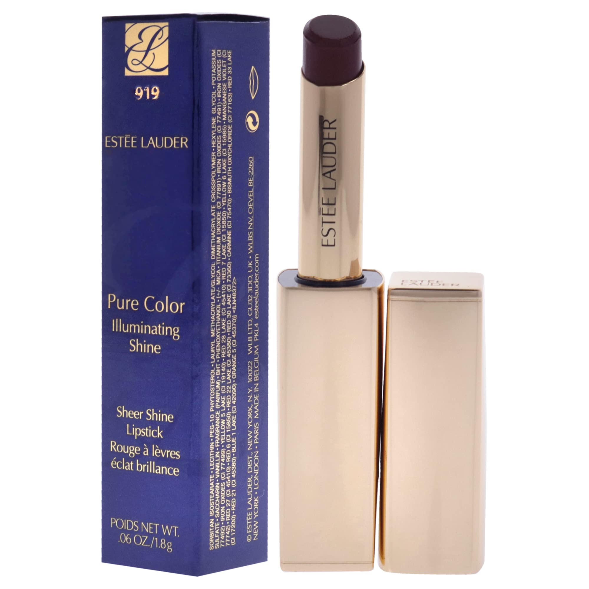 Foto 5 pulgar | Lápiz Labial Estée Lauder Pure Color Illuminating Shine 919 - Venta Internacional.