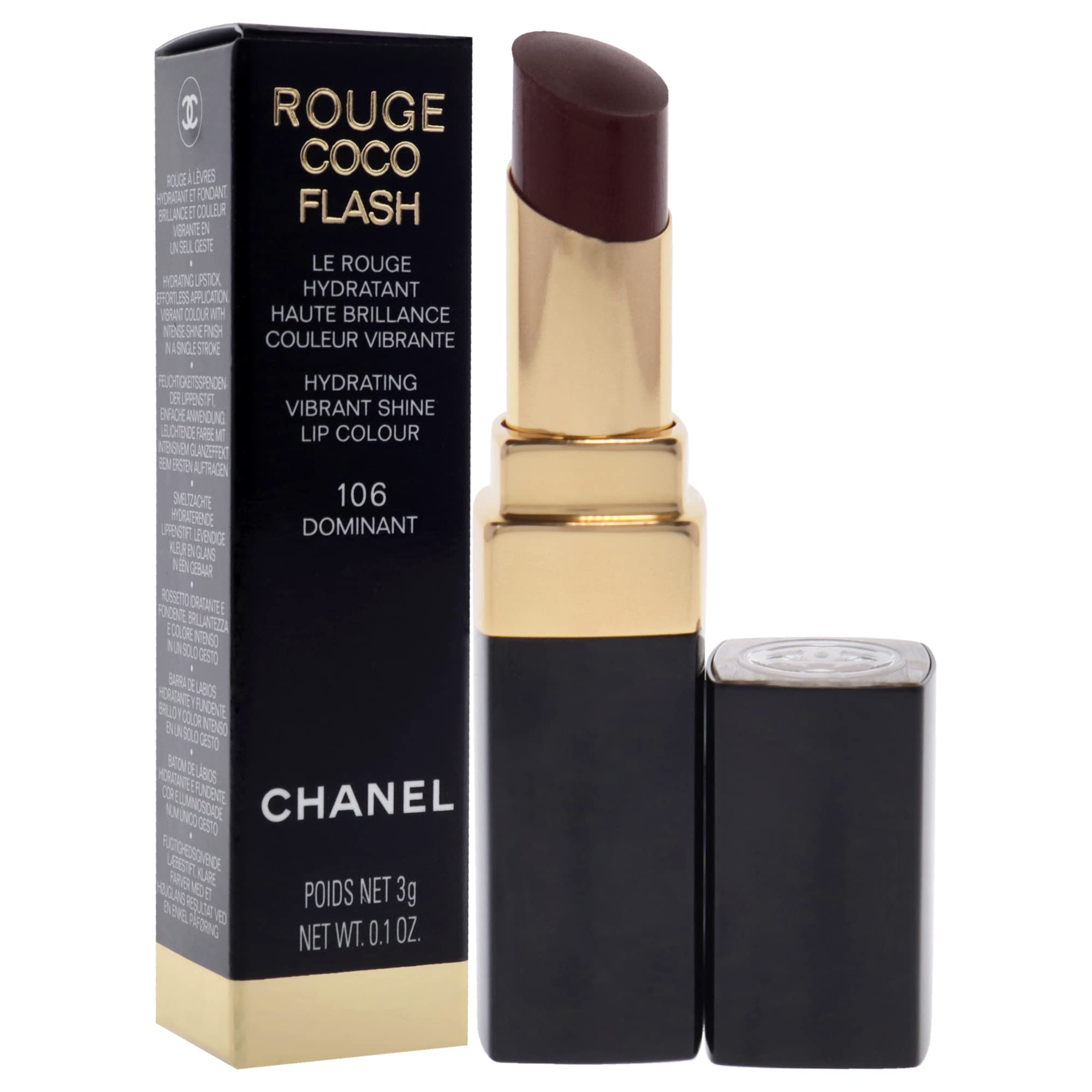 Foto 4 pulgar | Lápiz Labial Chanel Rouge Coco Flash 106 Dominant 3 Ml Para Mujer - Venta Internacional.