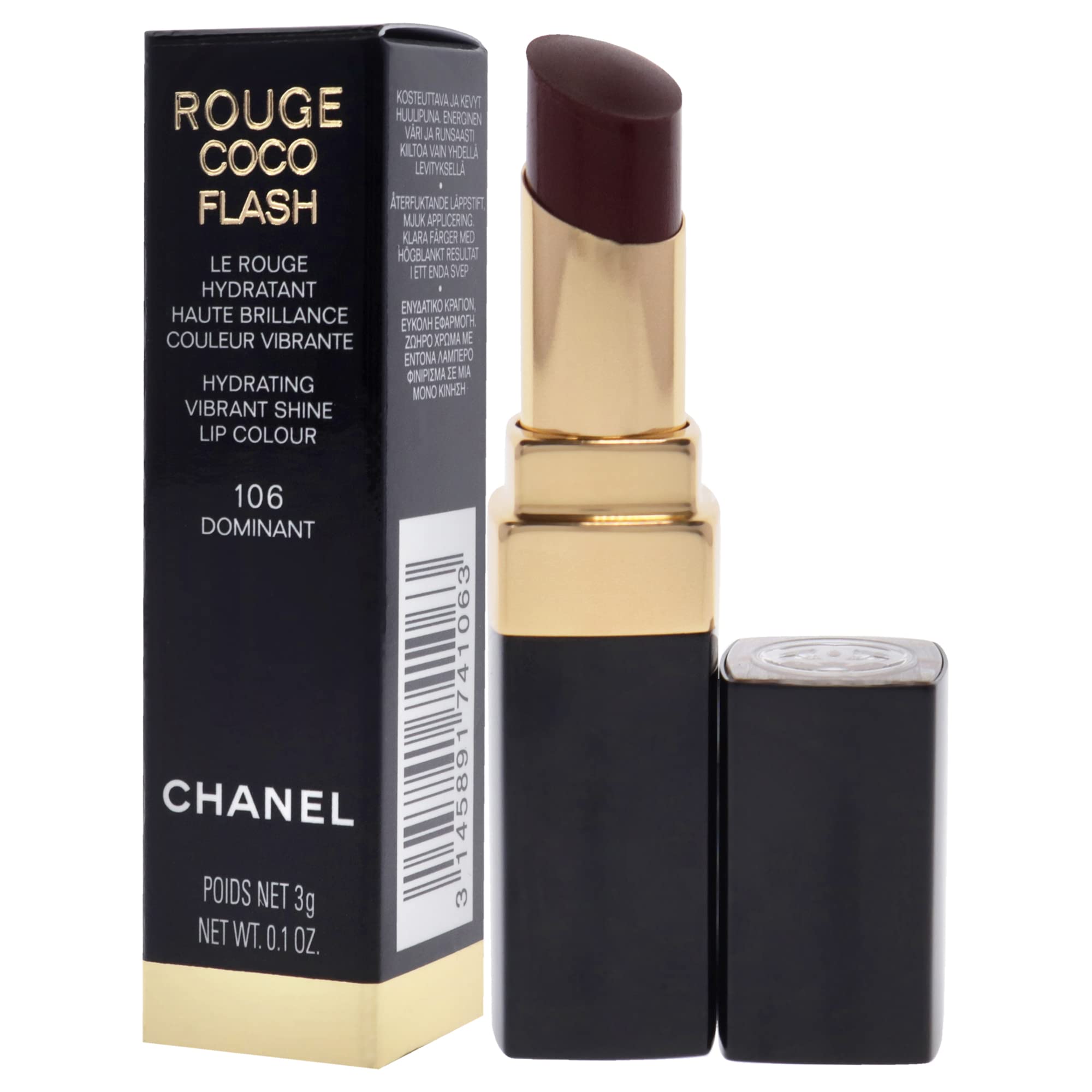 Foto 5 pulgar | Lápiz Labial Chanel Rouge Coco Flash 106 Dominant 3 Ml Para Mujer - Venta Internacional.