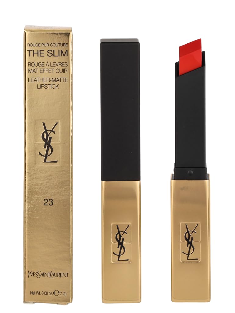 Barra De Labios Yves Saint Laurent Rouge Pur Couture The Slim 23 - Venta Internacional.