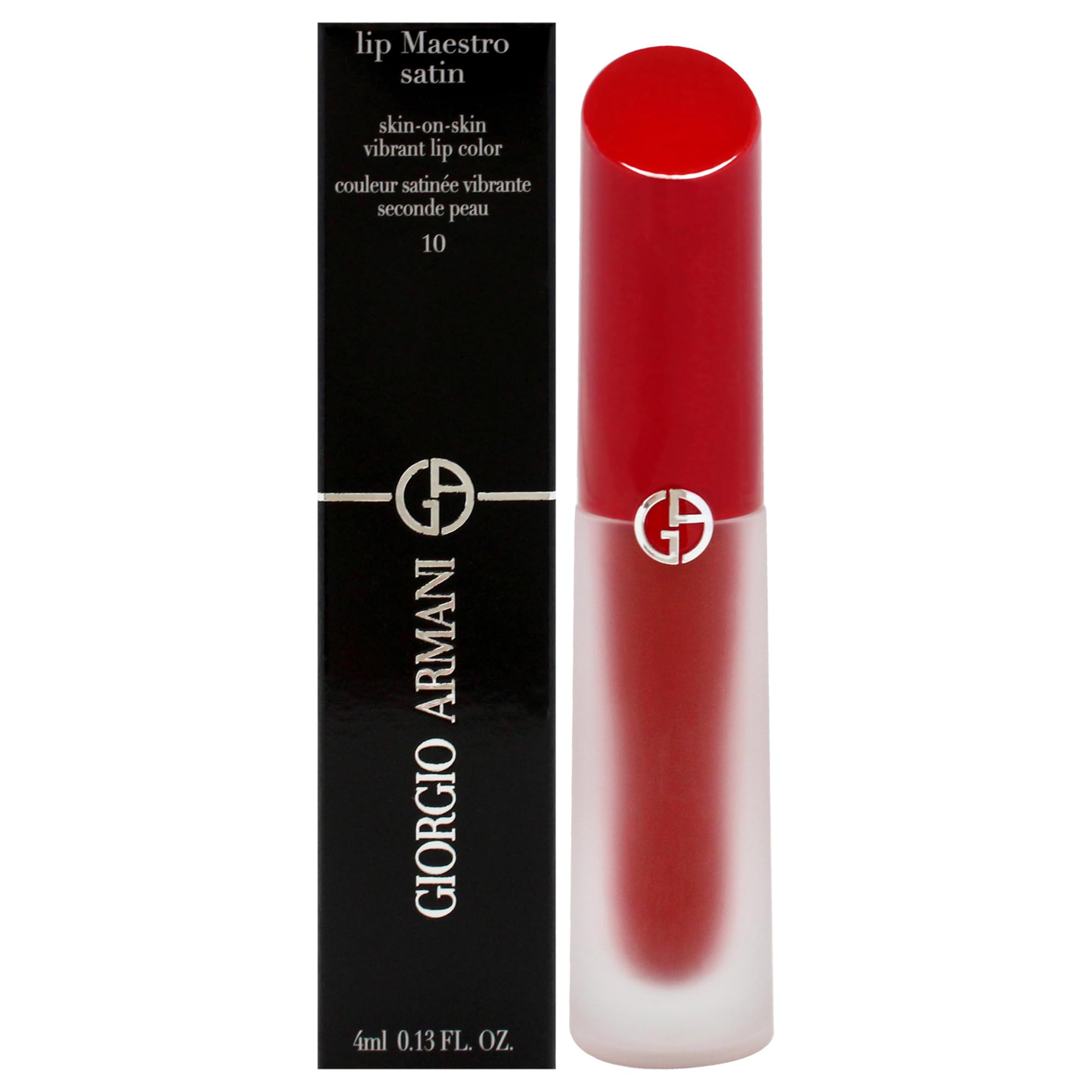 Foto 2 pulgar | Lápiz Labial Giorgio Armani Lip Maestro Satinado De Larga Duración 3,8 Ml - Venta Internacional.
