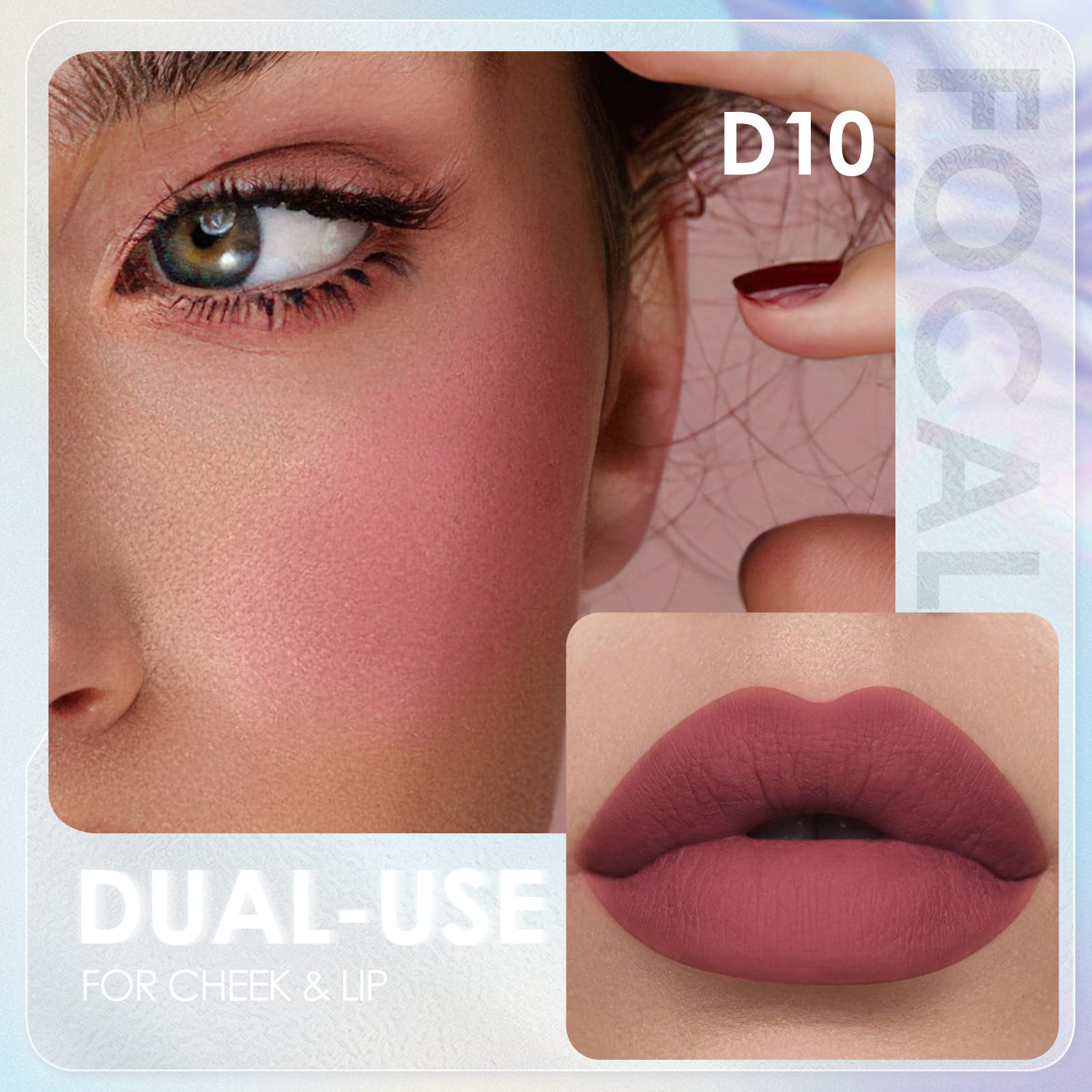 Foto 3 pulgar | Lápiz Labial Y Colorete Focallure Velvet-hazy Matte Lip Clay 3.0 - Venta Internacional.