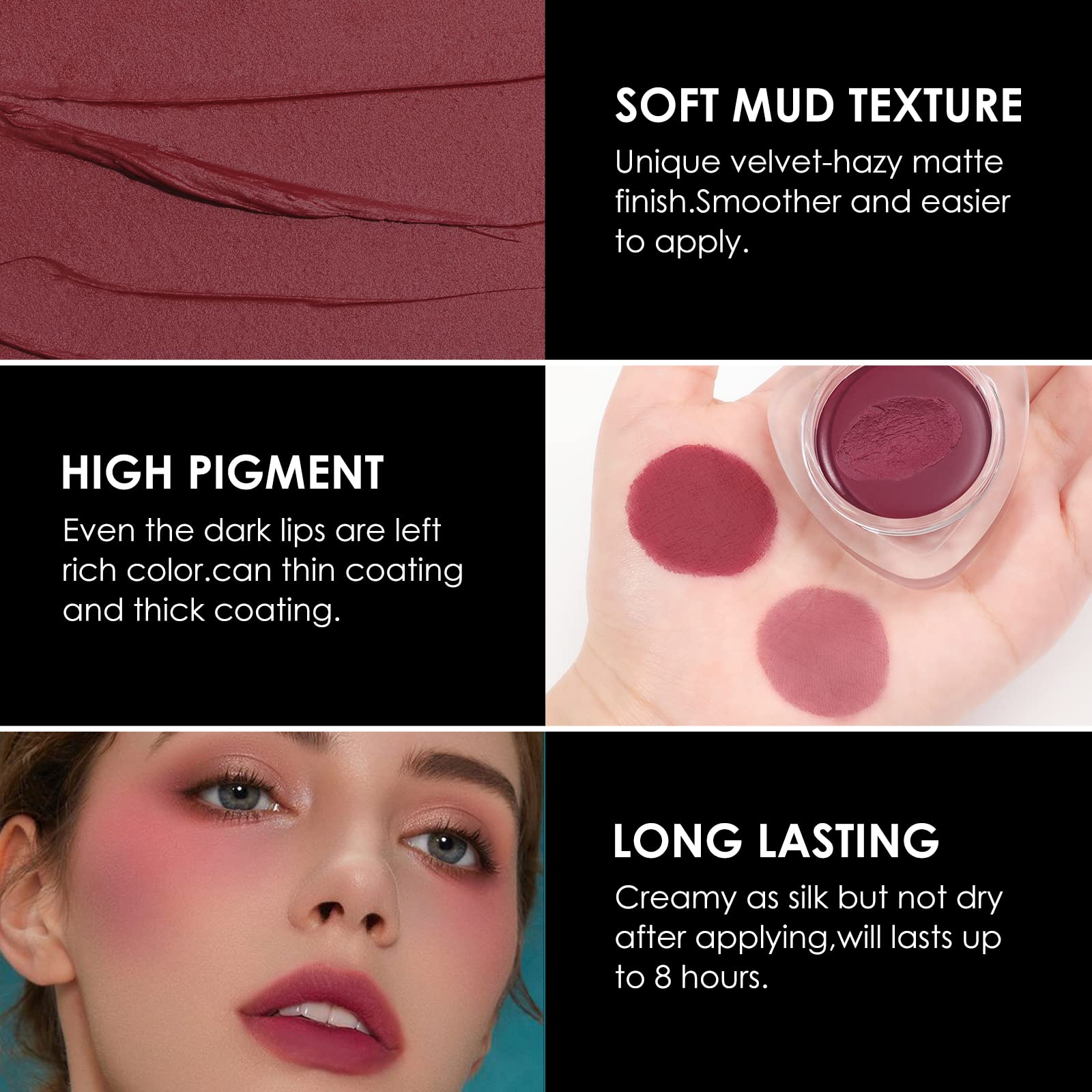 Foto 4 pulgar | Lápiz Labial Y Colorete Focallure Velvet-hazy Matte Lip Clay 3.0 - Venta Internacional.