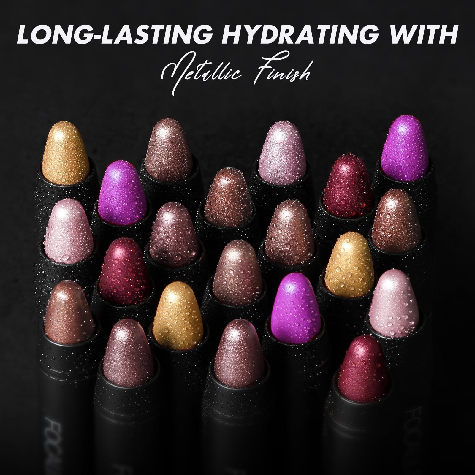 Foto 7 pulgar | Lápiz Labial Focallure Ultra Chic Metallic Lip Crayon #22 Pottery - Venta Internacional.