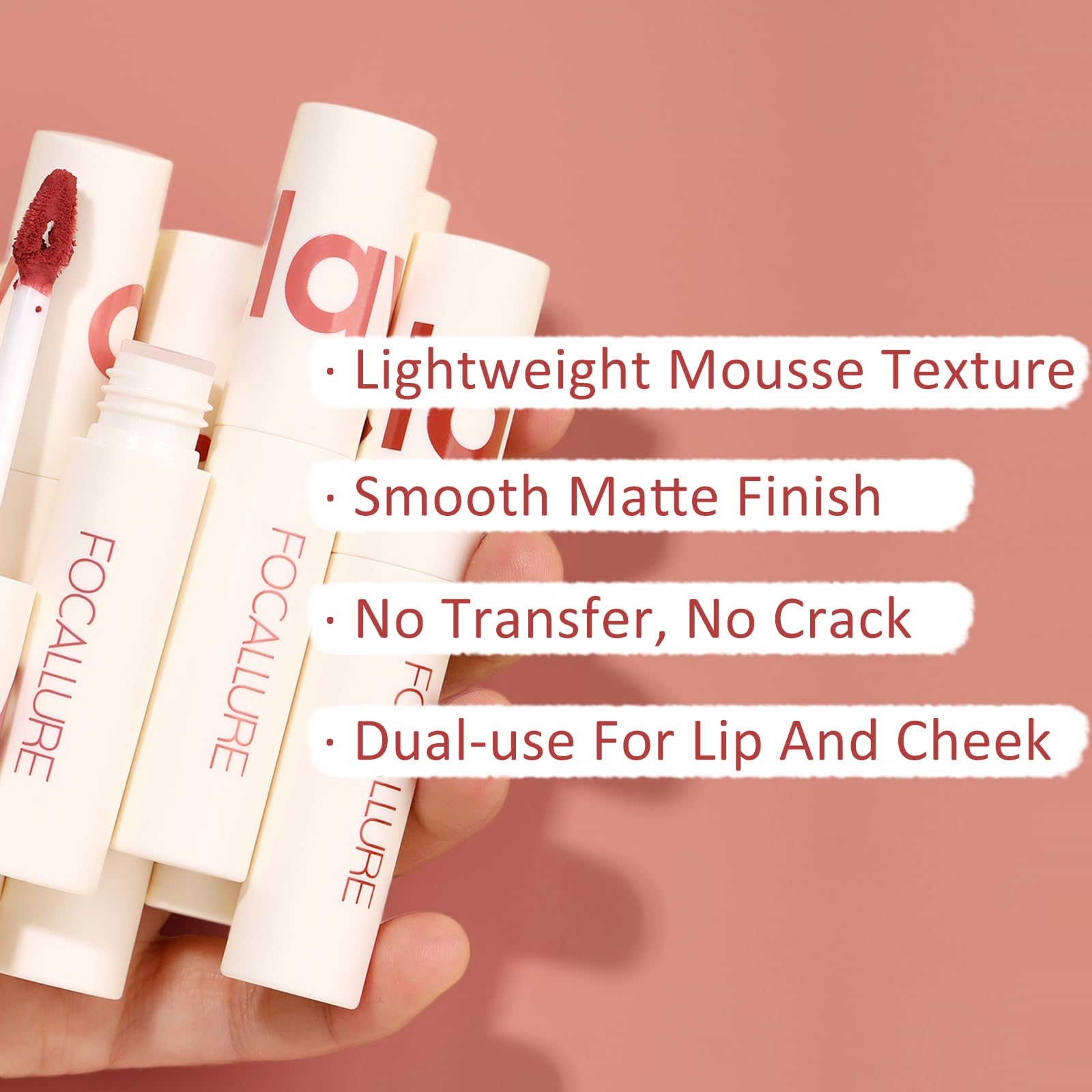 Foto 7 pulgar | Lápiz Labial Focallure Velvet Matte Liquid Hot Spicy Lip Color - Venta Internacional.