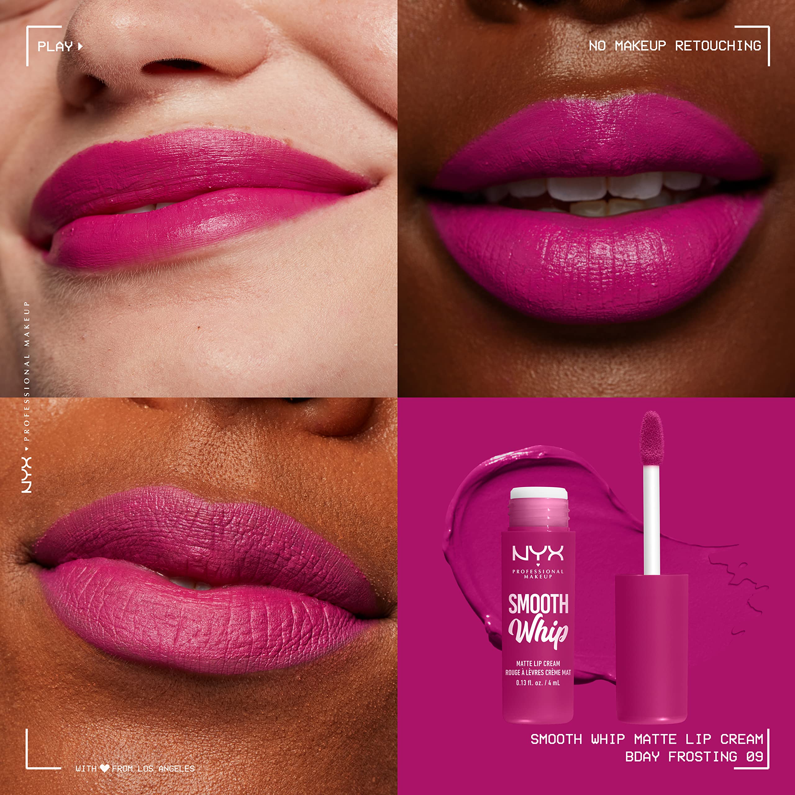 Foto 4 pulgar | Lápiz Labial Nyx Professional Makeup Smooth Whip Matte Bday Frosting - Venta Internacional.