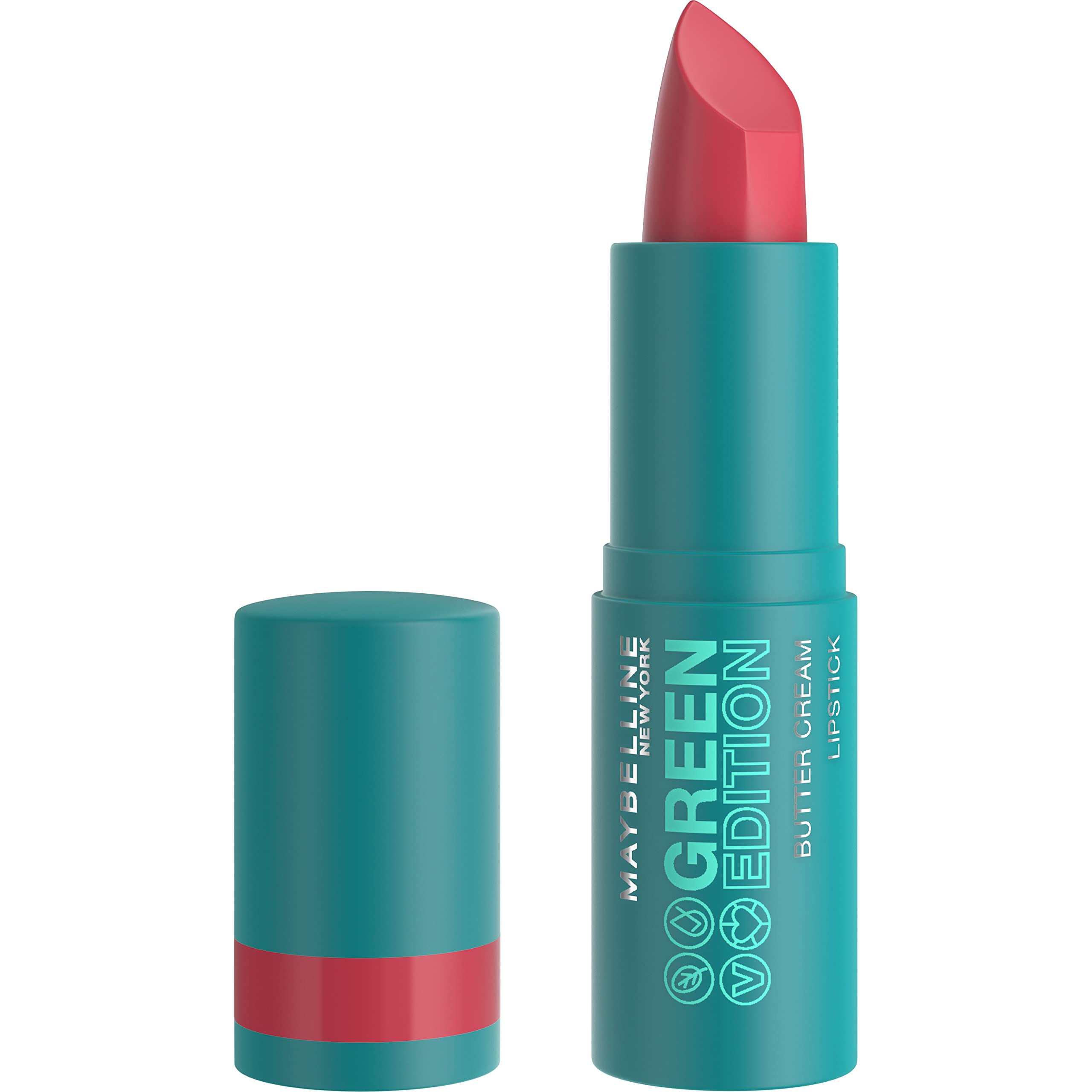 Lápiz Labial Maybelline Green Edition Butter Cream Floral Pink - Venta Internacional.