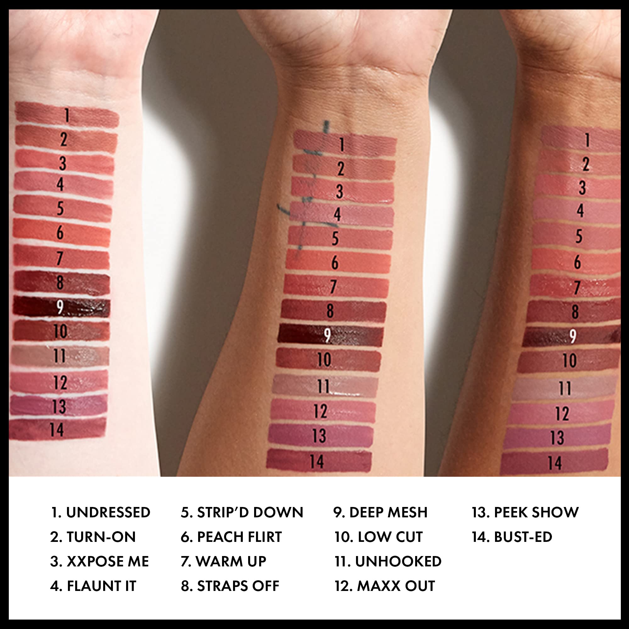 Foto 8 pulgar | Lipstick Nyx Professional Makeup Labial Lingerie Xxl Flaunt It - Venta Internacional.