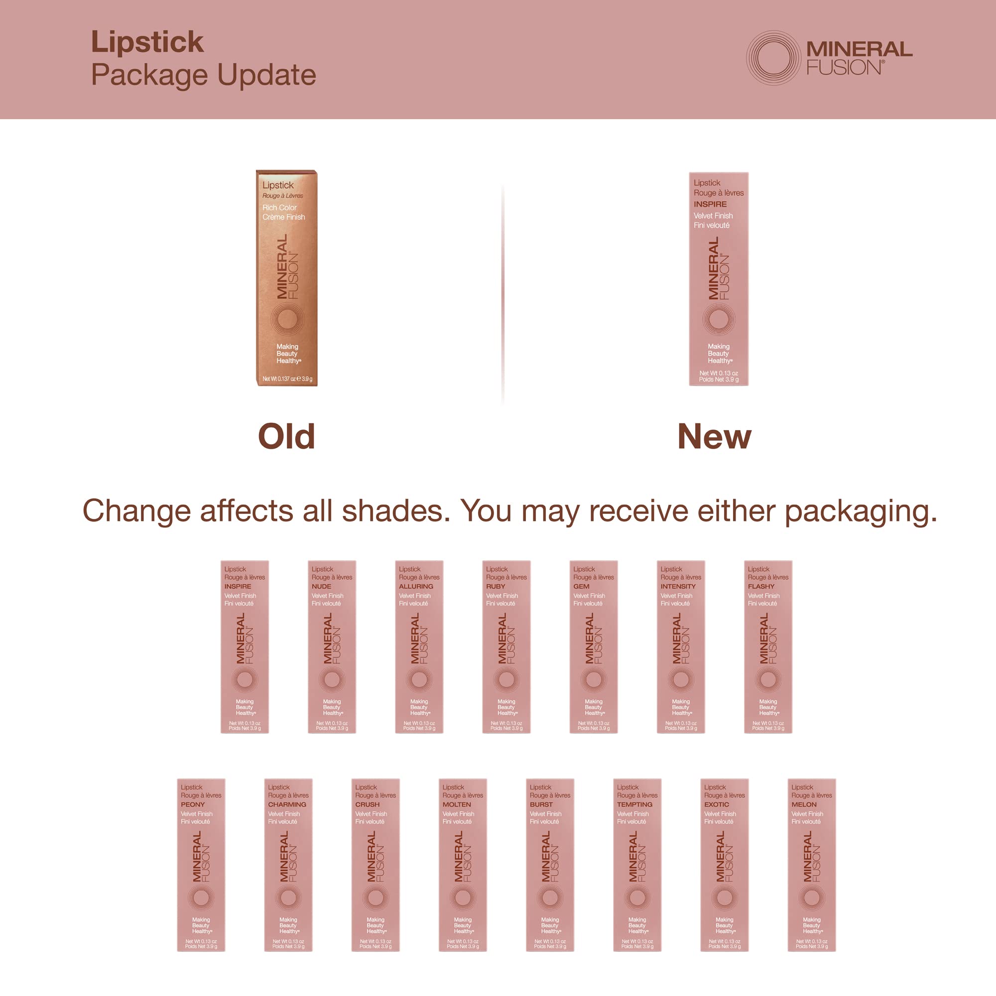 Foto 7 pulgar | Lápiz Labial Mineral Fusion Alluring 3,8 Ml - Venta Internacional.