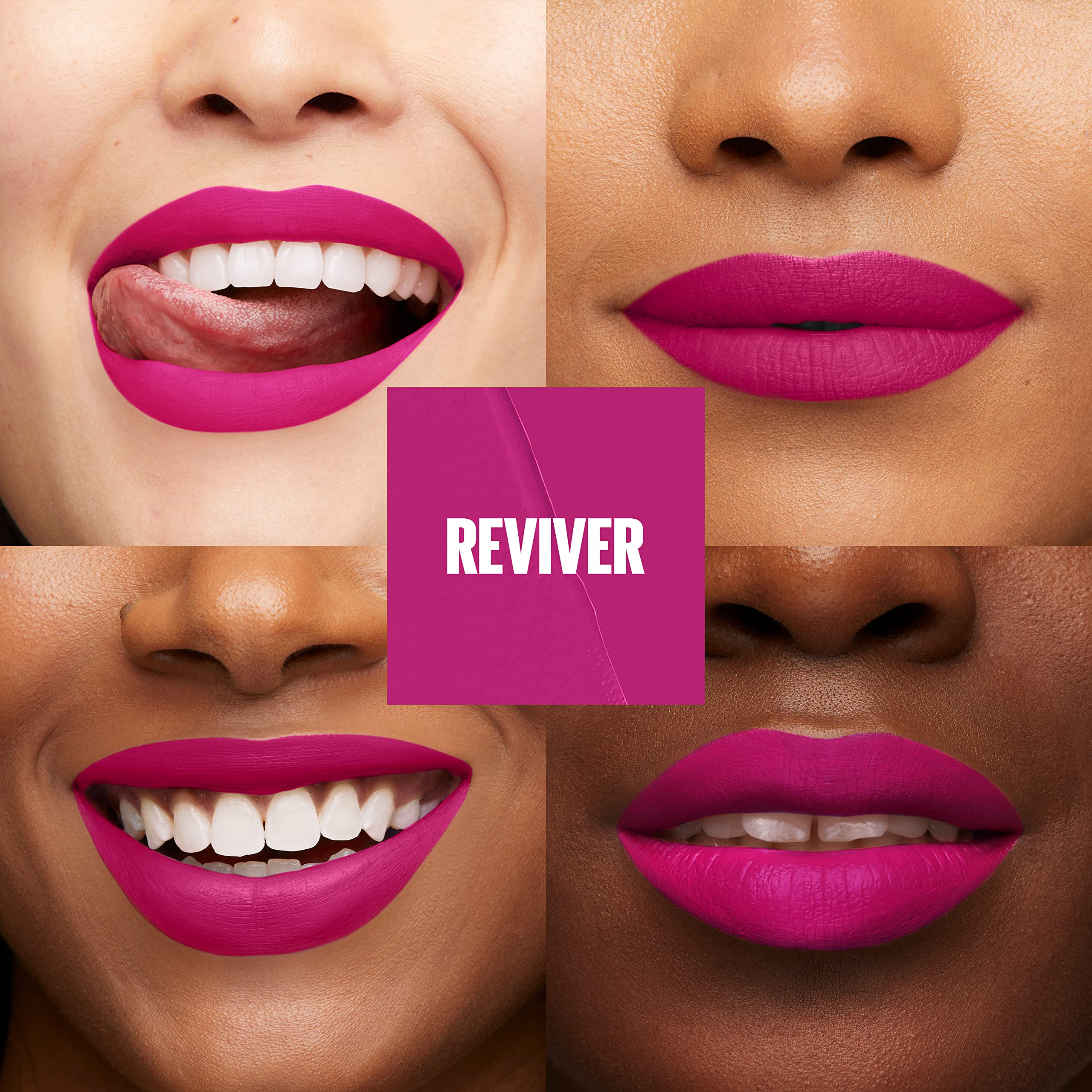 Foto 3 pulgar | Lápiz Labial Maybelline Super Stay Matte Ink Reviver Plum - Venta Internacional.