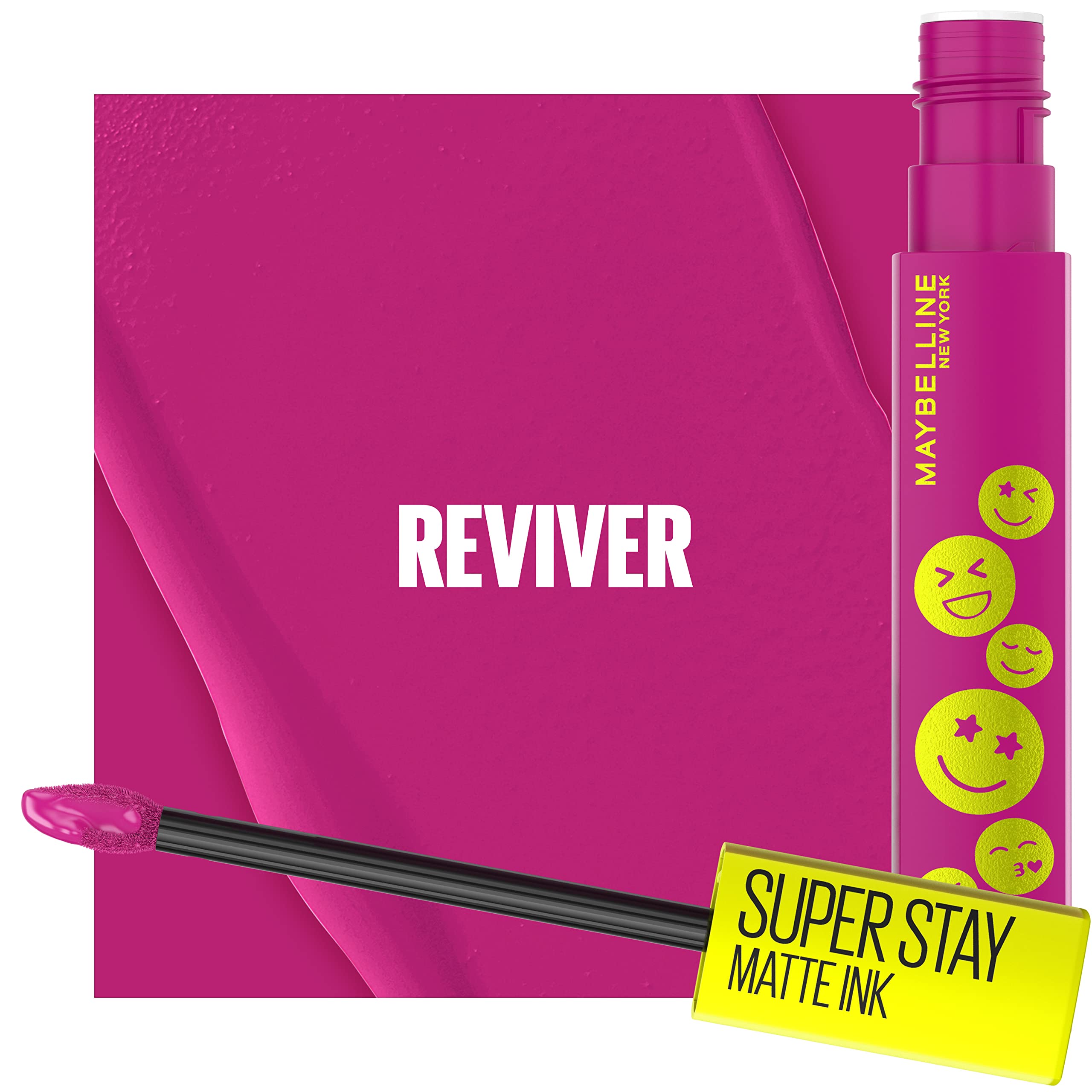 Foto 4 pulgar | Lápiz Labial Maybelline Super Stay Matte Ink Reviver Plum - Venta Internacional.