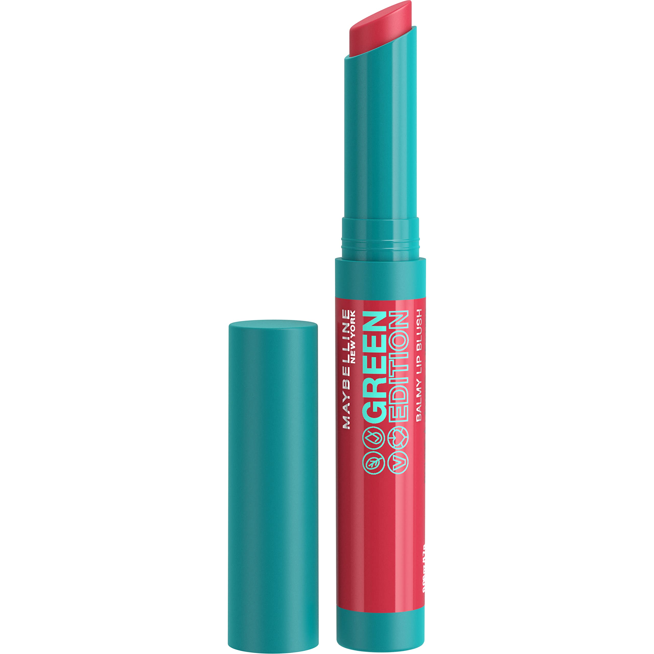 Colorete De Labios Maybelline Green Edition Balmy Dusk Cherry Pink - Venta Internacional.