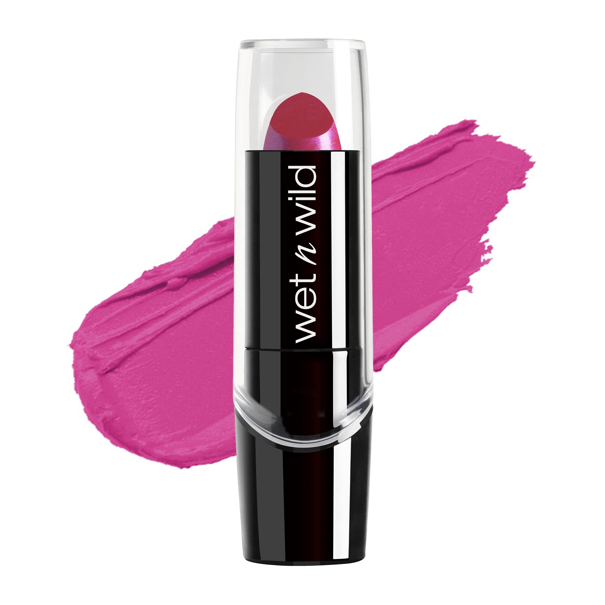 Foto 2 pulgar | Lápiz Labial Wet N Wild Silk Finish Hidrating Fucsia Con Blue Pearl - Venta Internacional.