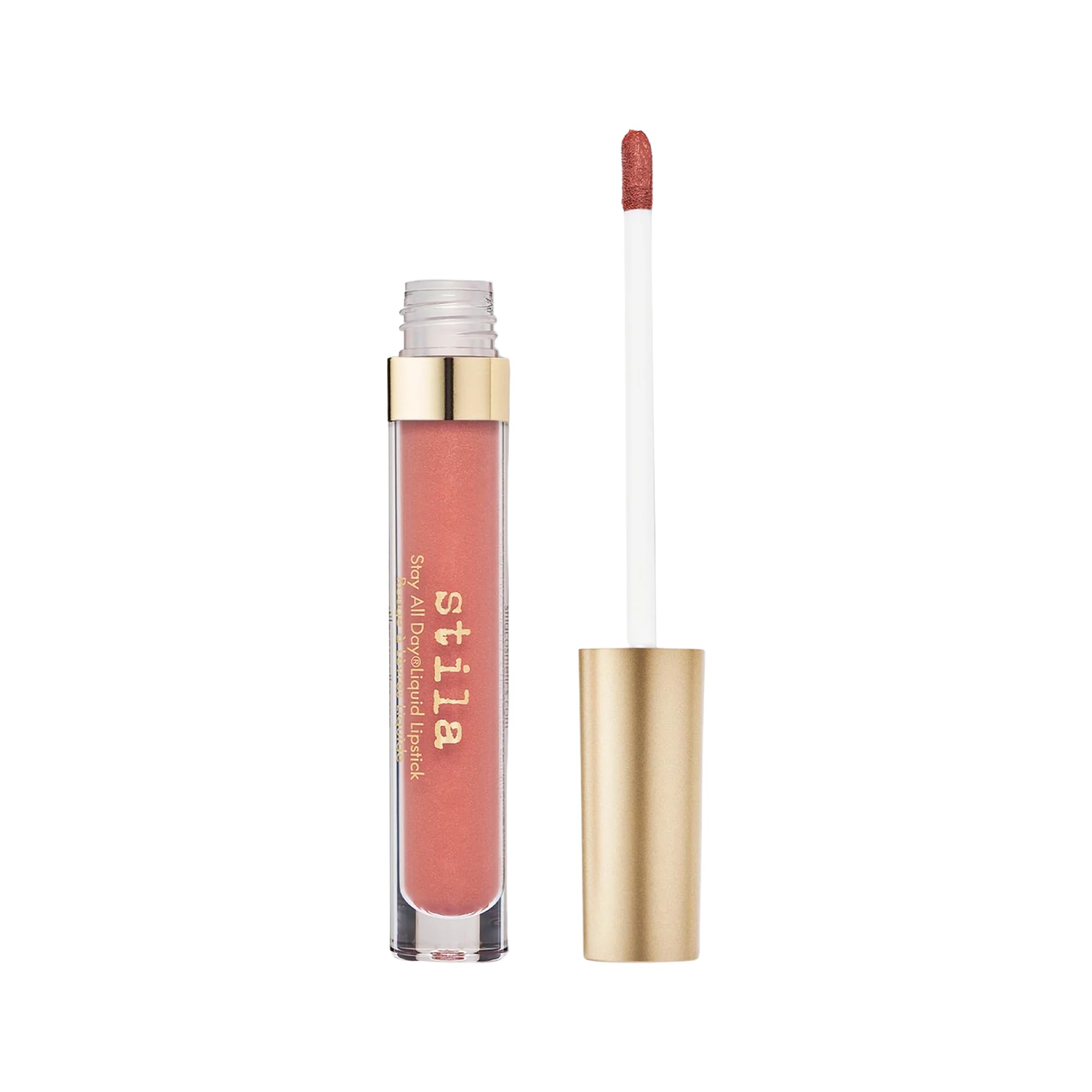 Lápiz Labial Líquido Stila Stay All Day Carina Shimmer, 3 Ml - Venta Internacional.