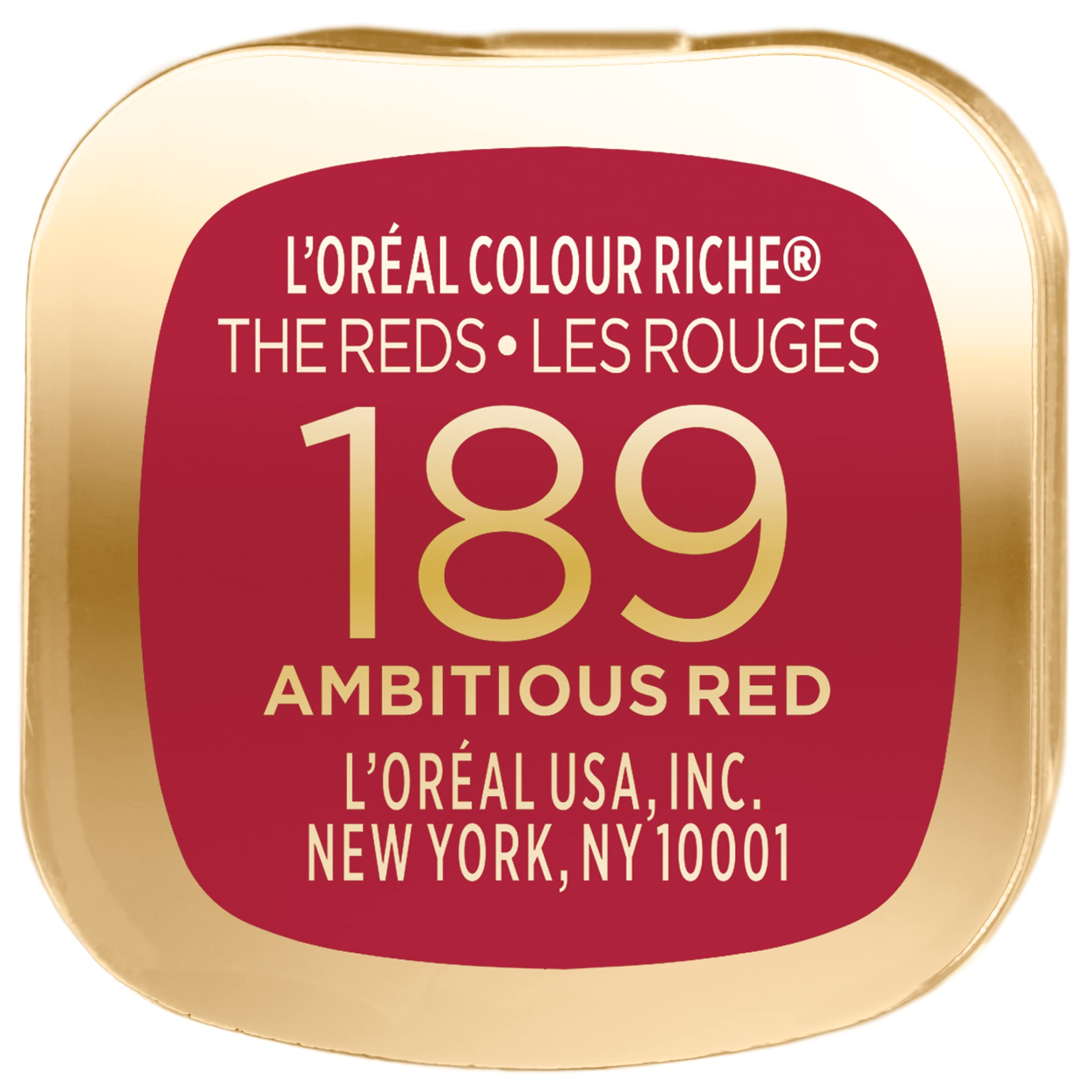 Foto 7 | Lápiz Labial L'oréal Paris Colour Riche Satin Finish Ambitious Red - Venta Internacional.