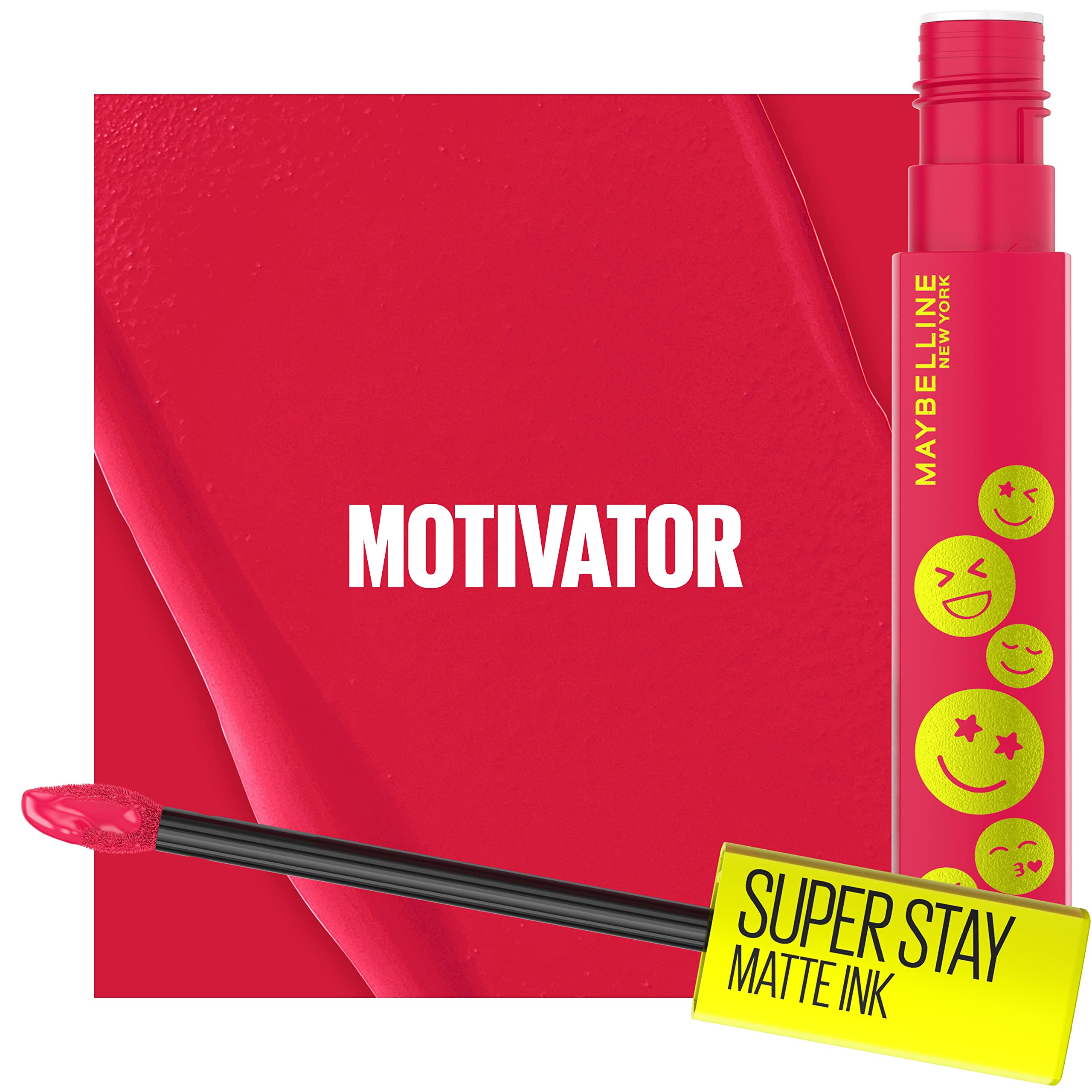 Foto 3 pulgar | Lápiz Labial Maybelline Super Stay Matte Ink Motivator Red - Venta Internacional.