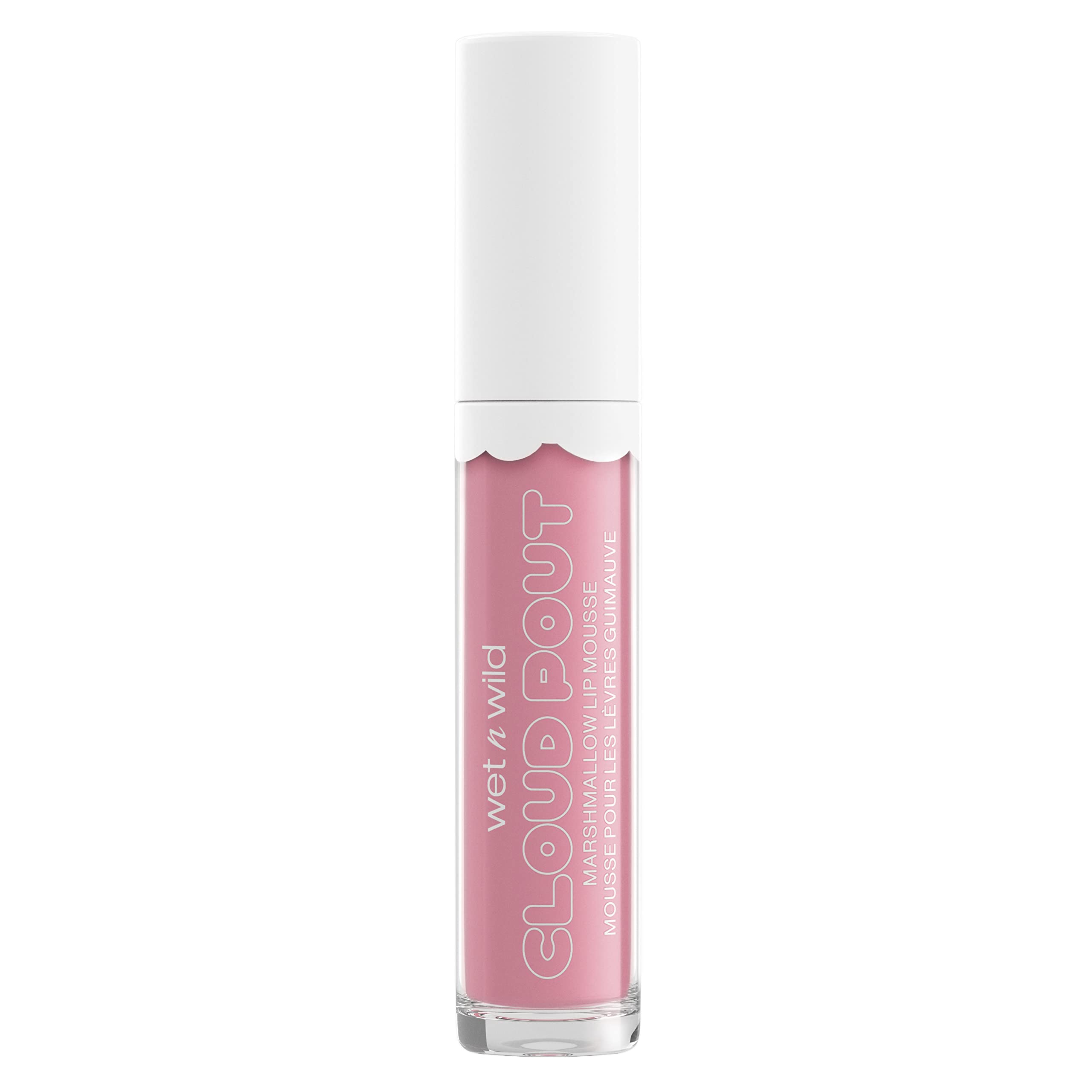 Foto 2 | Lápiz Labial Líquido Wet N Wild Cloud Pout Marshmallow Pink - Venta Internacional.