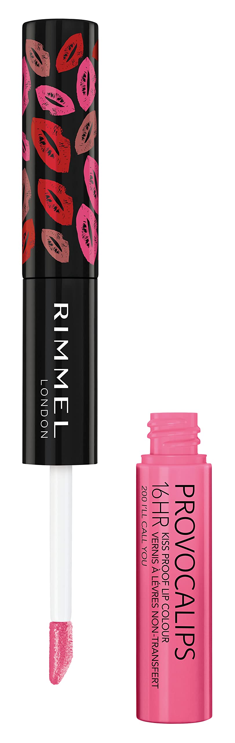 Foto 3 pulgar | Lápiz Labial Rimmel London Provocalips, 16 Horas, A Prueba De Besos, 200 Ml - Venta Internacional.