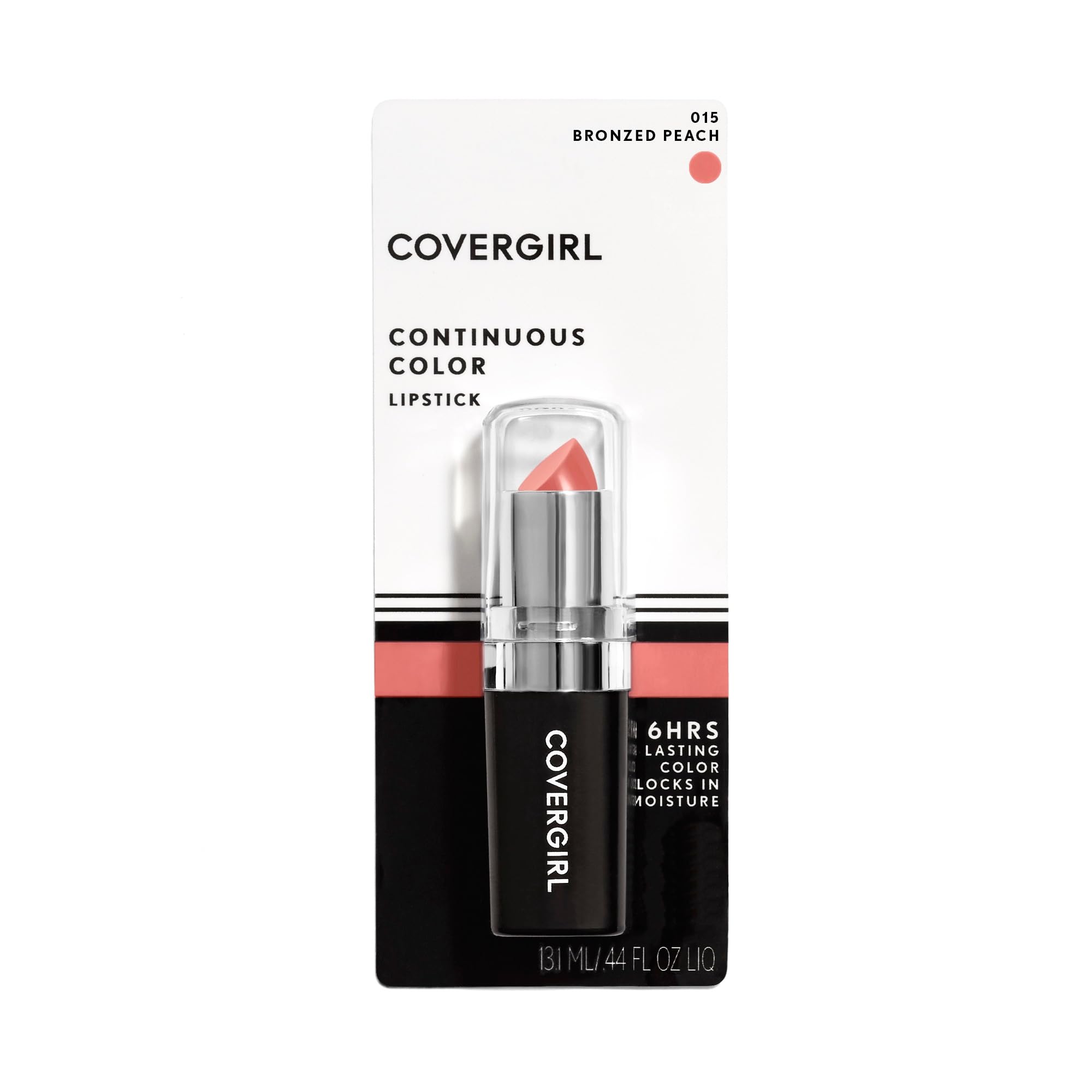 Foto 3 | Lápiz Labial Covergirl, Color Continuo, Color Melocotón Bronceado, 4,5 Ml - Venta Internacional.