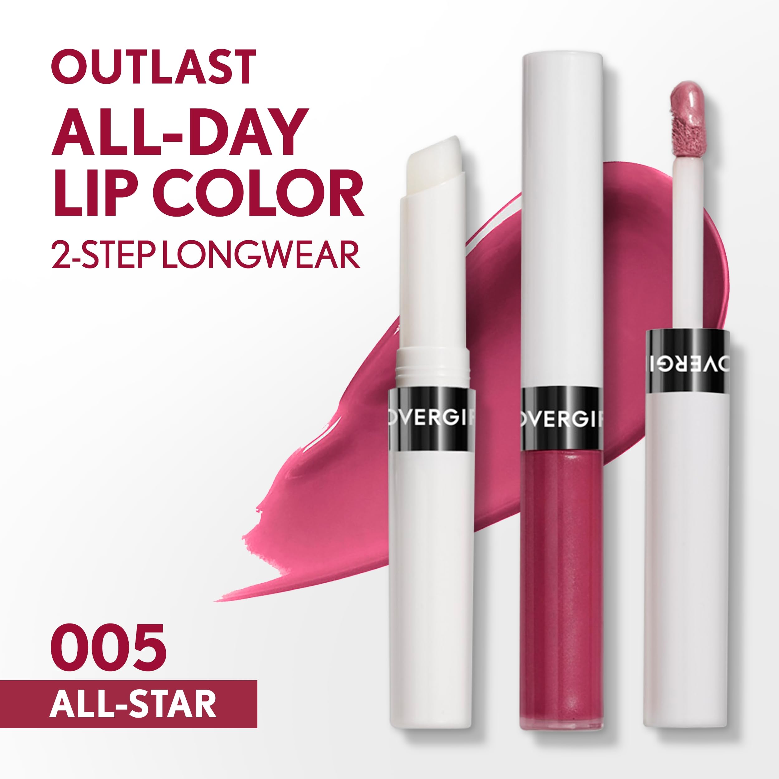 Foto 3 pulgar | Tinte De Labios Covergirl Outlast All-day 005 All-star, 2,2 Ml, Vegano - Venta Internacional.