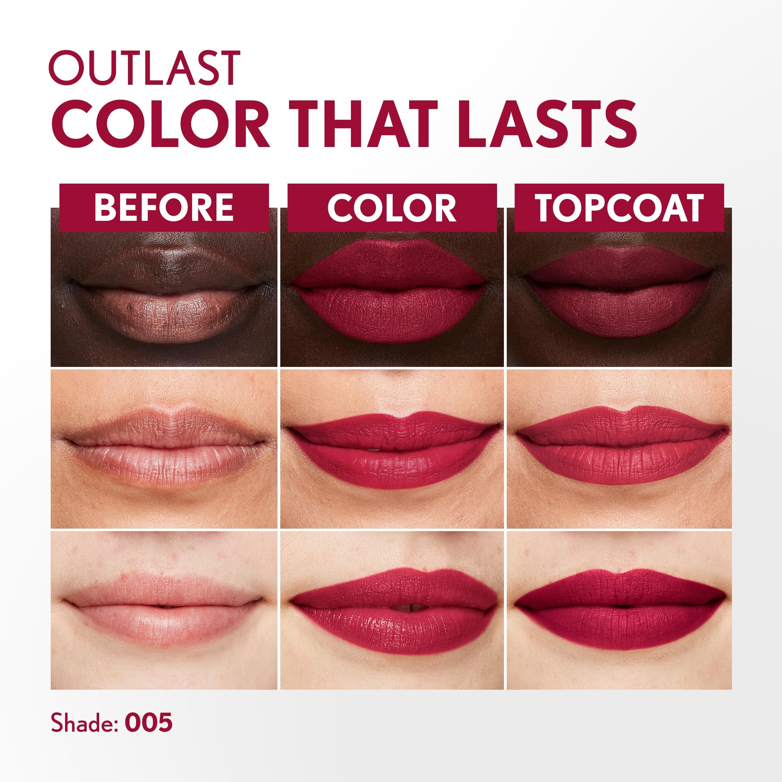 Foto 4 pulgar | Tinte De Labios Covergirl Outlast All-day 005 All-star, 2,2 Ml, Vegano - Venta Internacional.