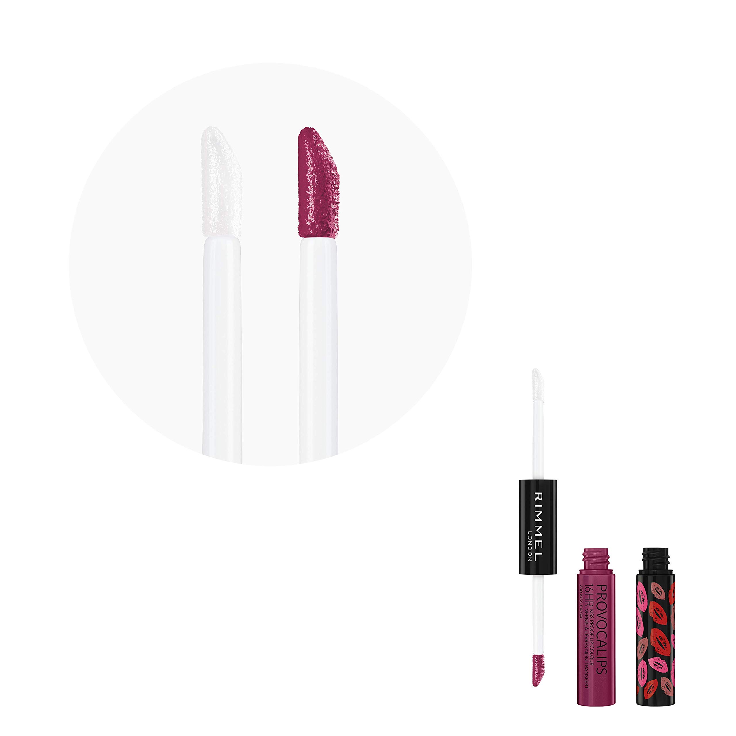 Foto 7 pulgar | Color De Labios Rimmel Provocalips Kiss Fatal, 4 Ml (paquete De 2) - Venta Internacional.