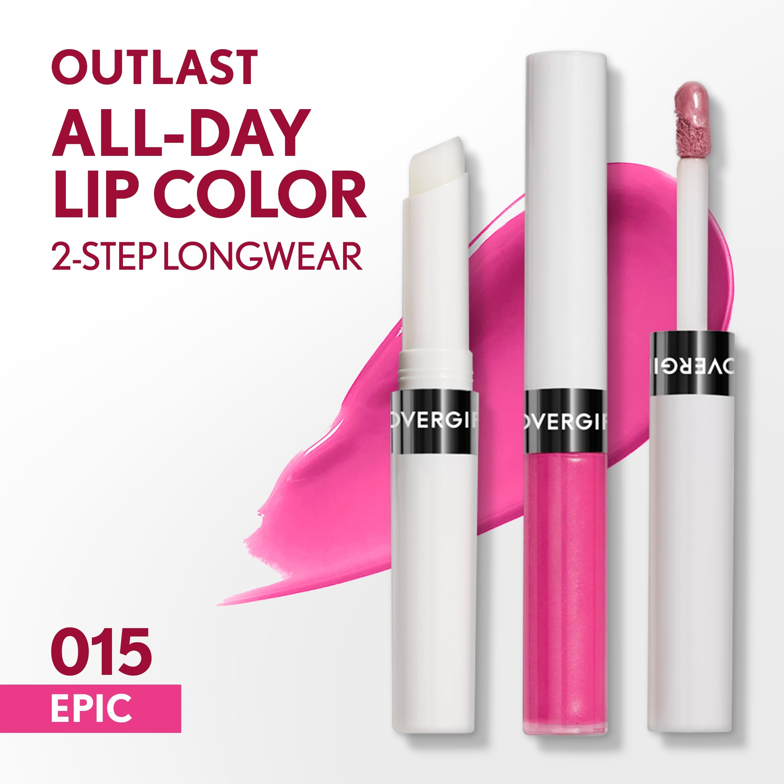 Foto 3 pulgar | Tinte De Labios Covergirl Outlast All-day 2015 Epic, 2,5 Ml, Vegano - Venta Internacional.