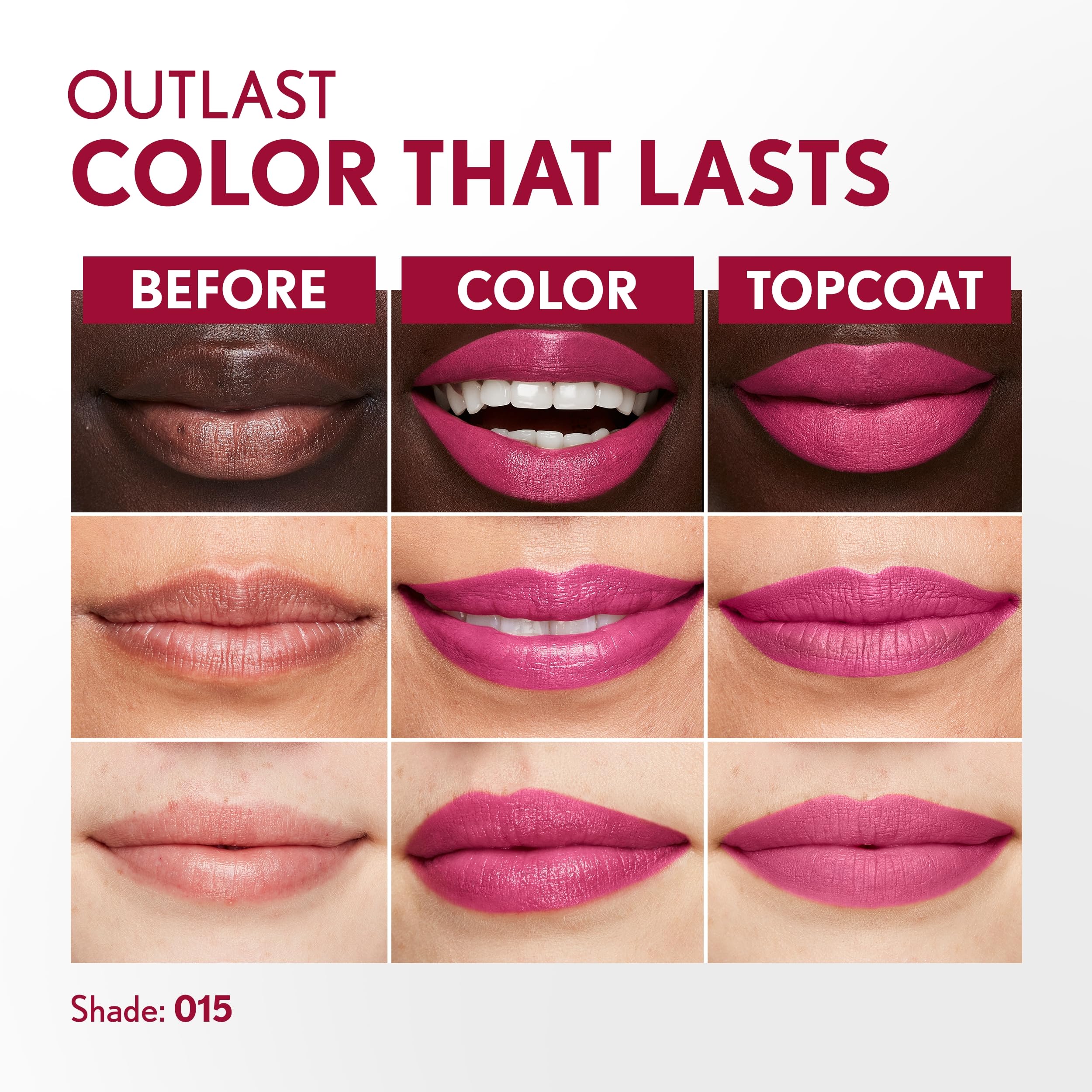 Foto 4 pulgar | Tinte De Labios Covergirl Outlast All-day 2015 Epic, 2,5 Ml, Vegano - Venta Internacional.