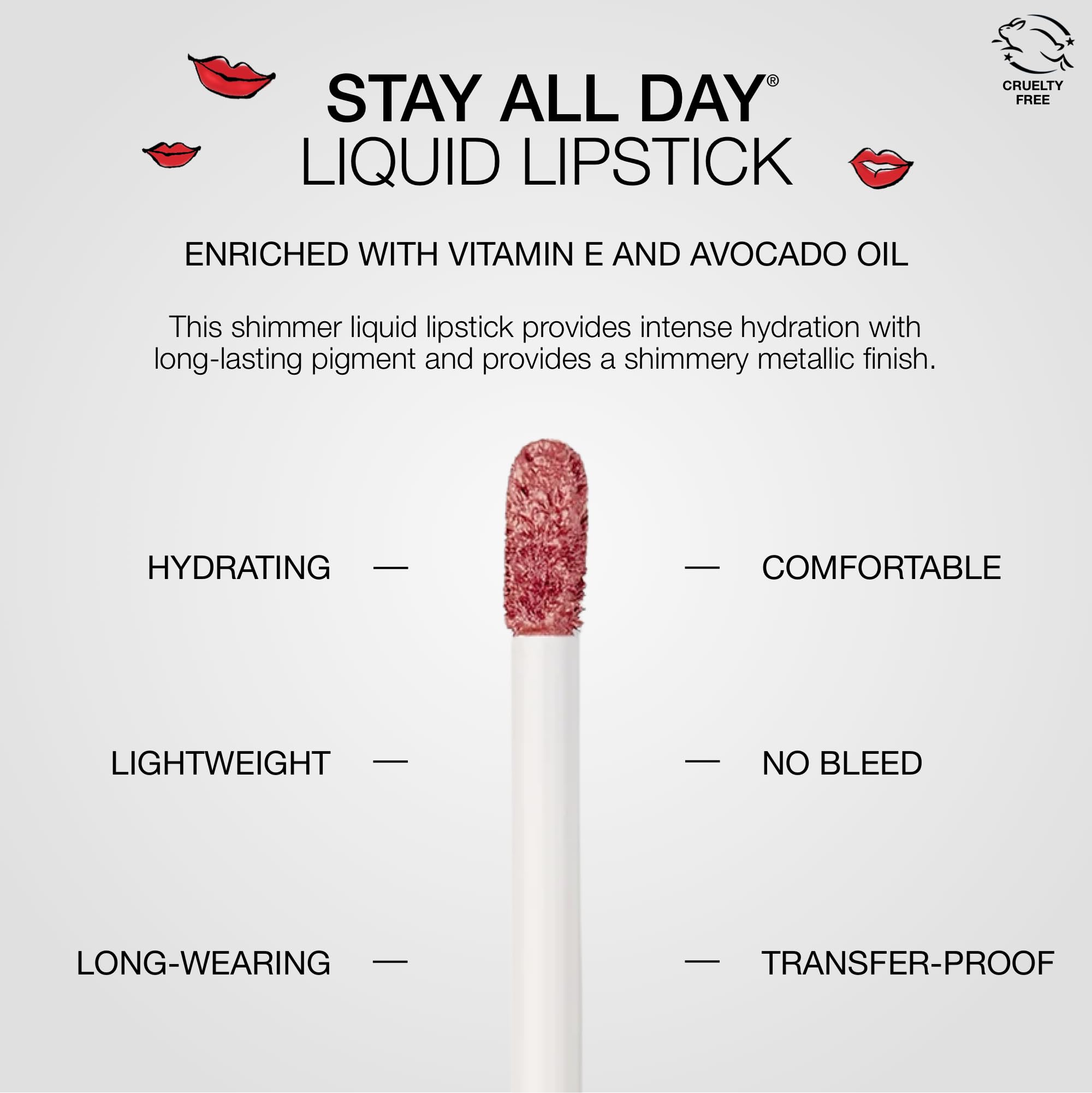 Foto 5 pulgar | Lápiz Labial Líquido Stila Stay All Day Capri Shimmer, 3 Ml - Venta Internacional.