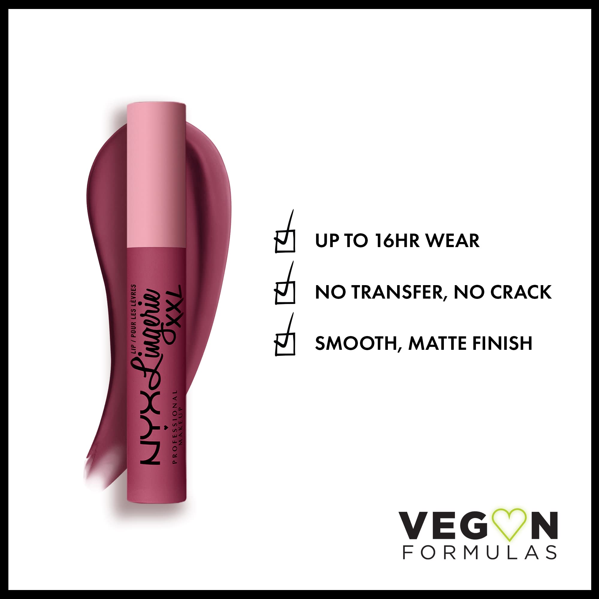 Foto 3 pulgar | Lipstick Nyx Professional Makeup Labios Lencería Xxl Peek Show - Venta Internacional.